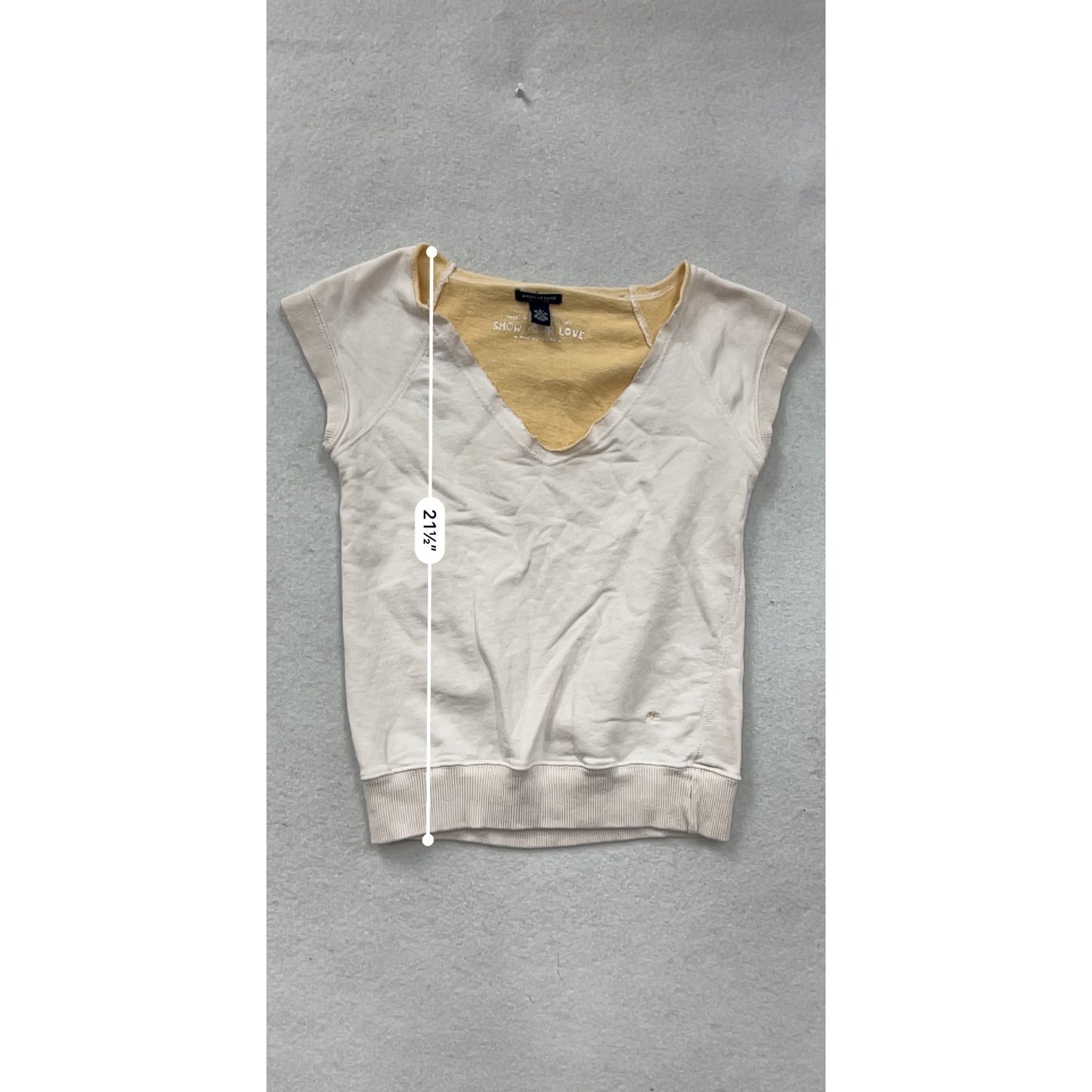 American Eagle Small V-Neck Cap Sleeve Top #8838