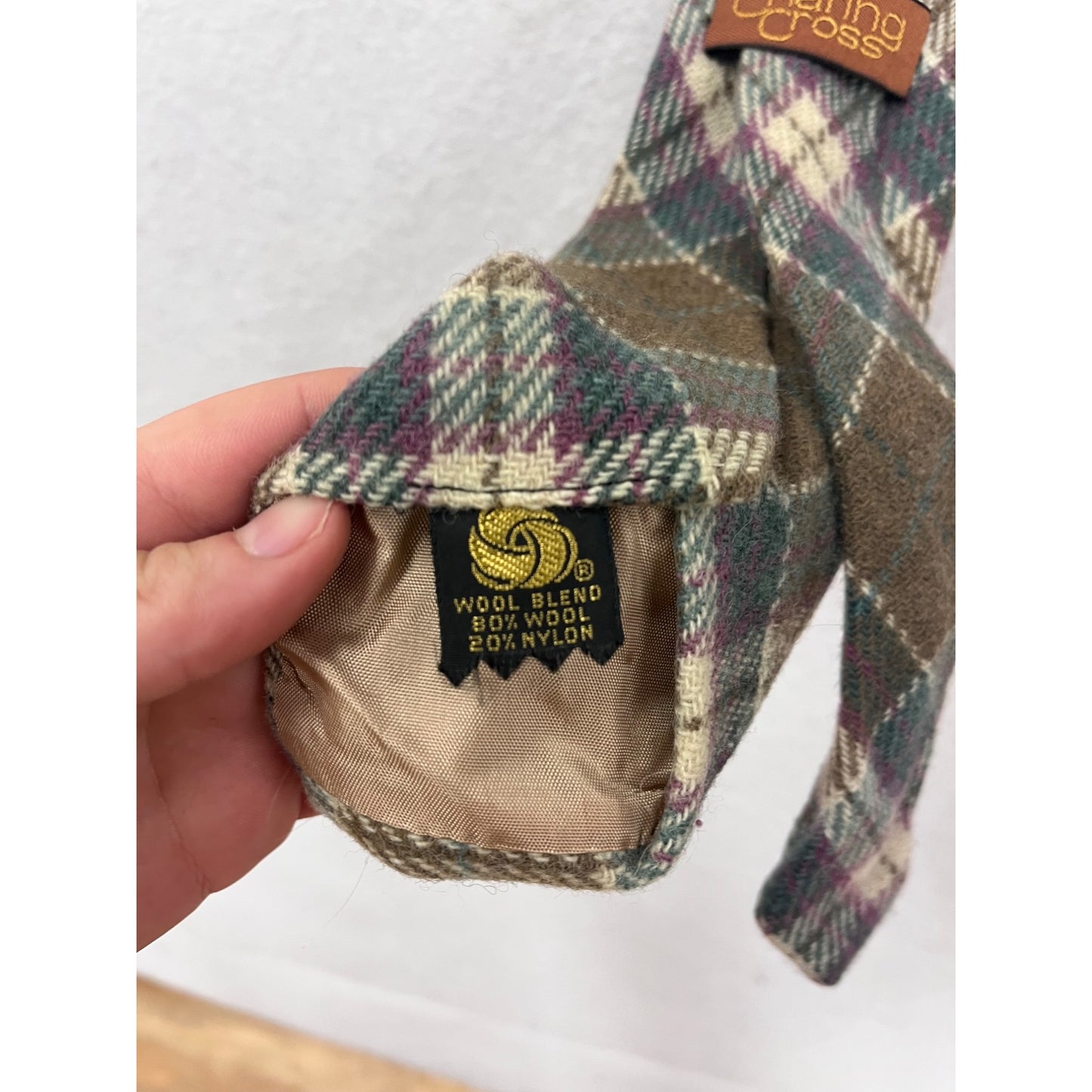 Charing Cross Plaid Wool Blend Tie #8542