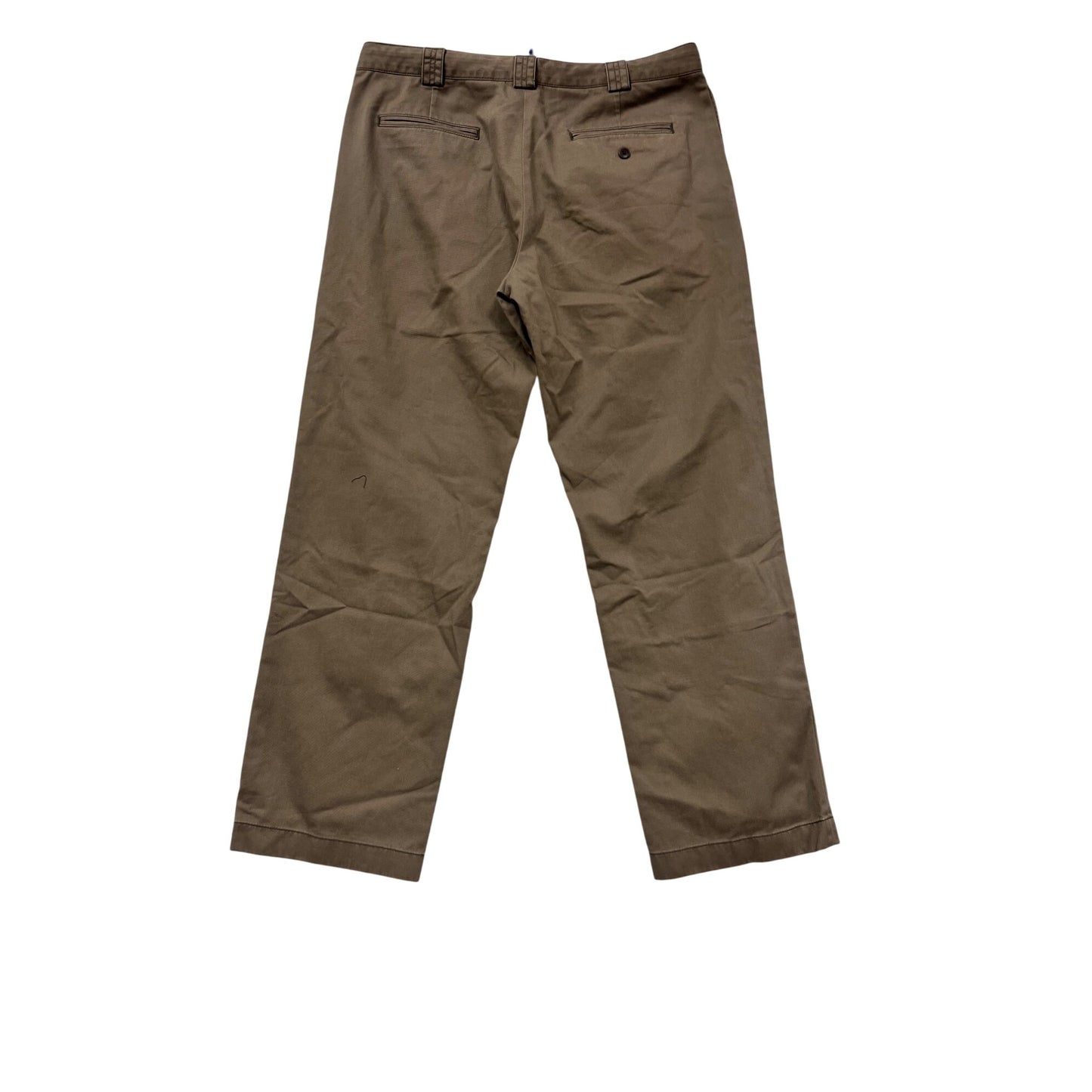 L.L. Bean Khaki Chino Pants 36x32 #775A