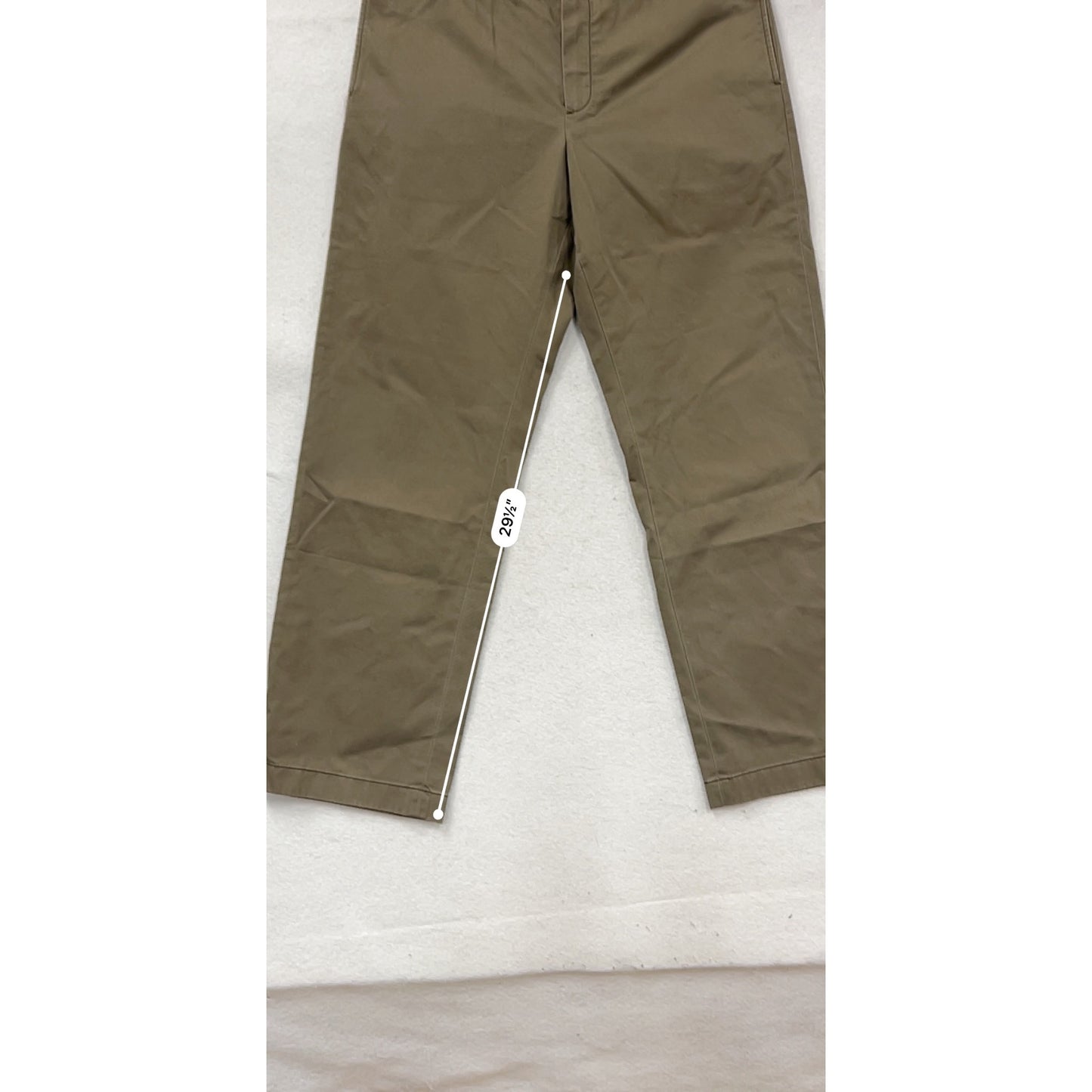 L.L. Bean Khaki Chino Pants 36x32 #775A