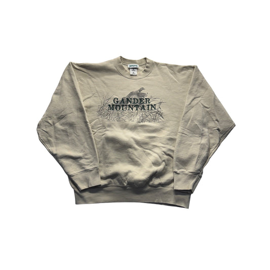Vintage Gander Mountain Beige Crewneck Sweatshirt XL #7974
