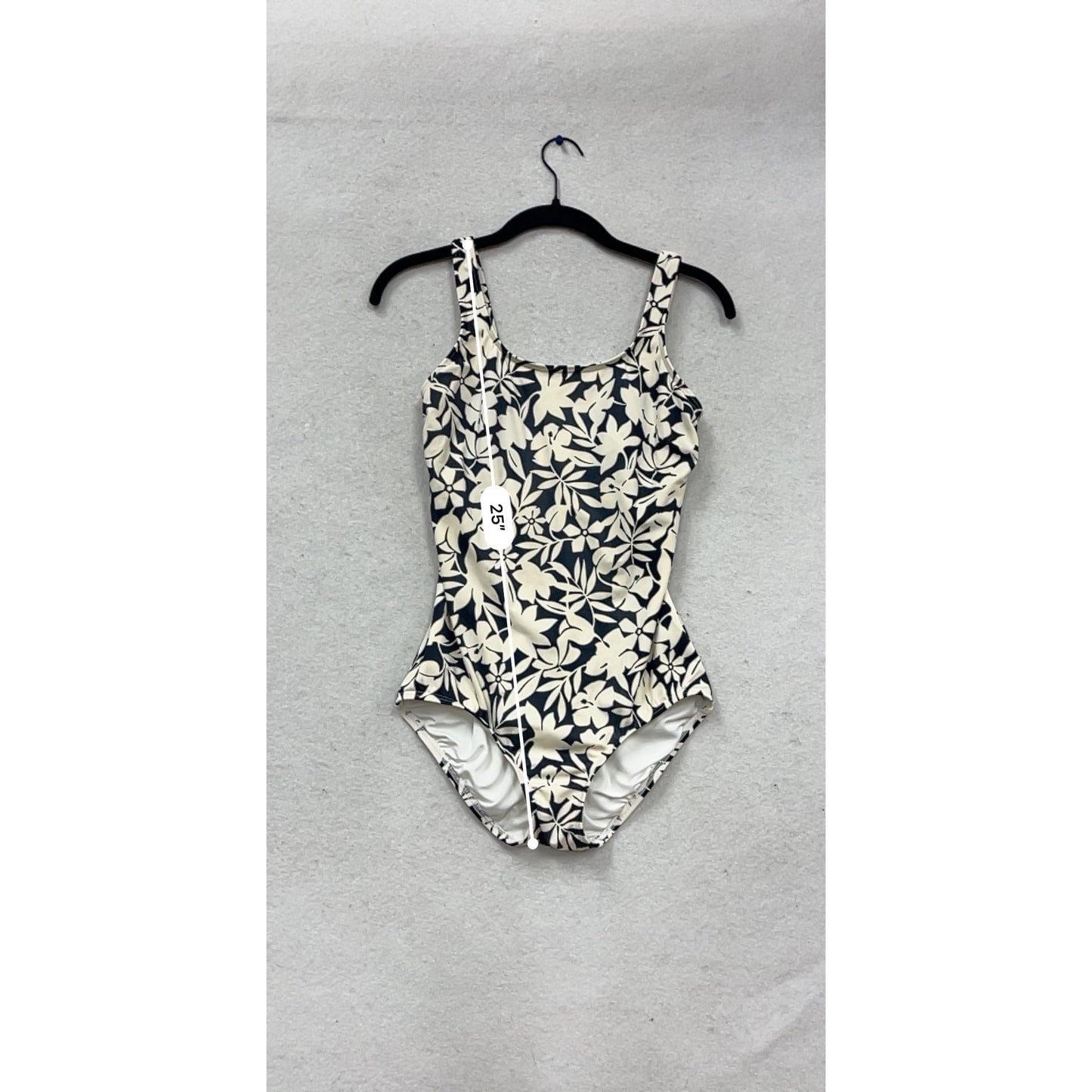 Lands End Floral One-Piece Swimsuit Size 6P #468A