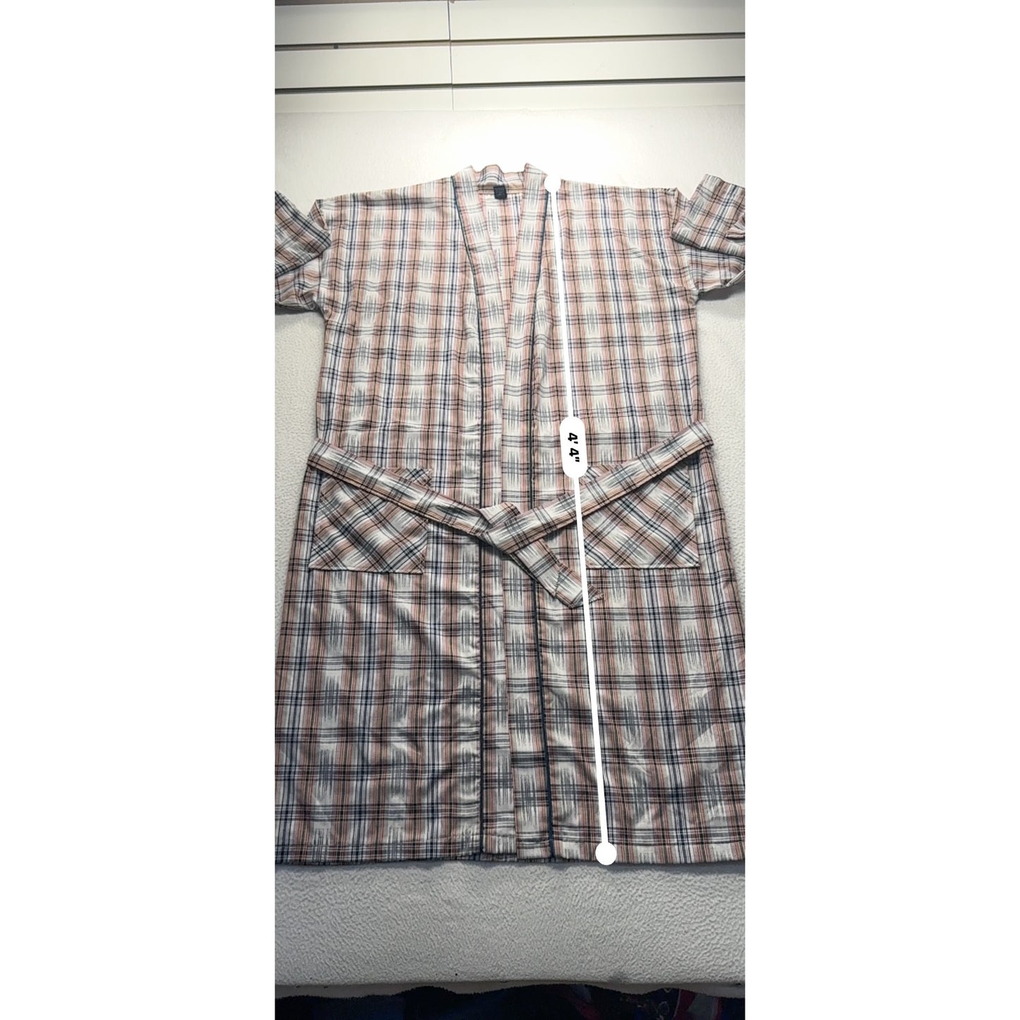 VintagePlaid Robe by Rober Makers - 65% Polyester & 35% Cotton #7903