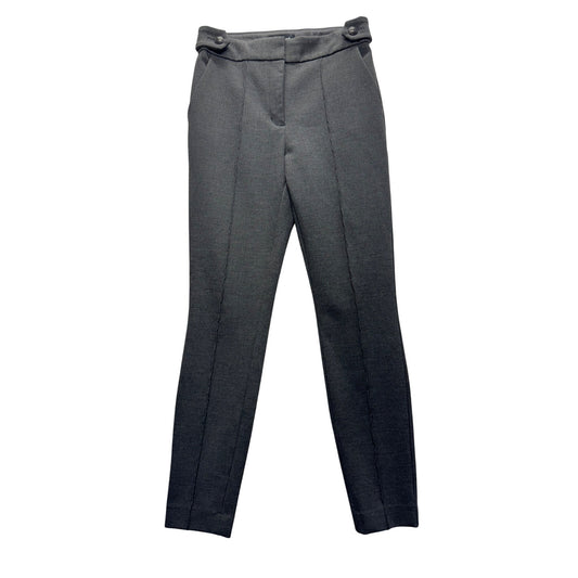 Express Gray Dress Pants 4R With Button Detail & Tapered Leg #213B