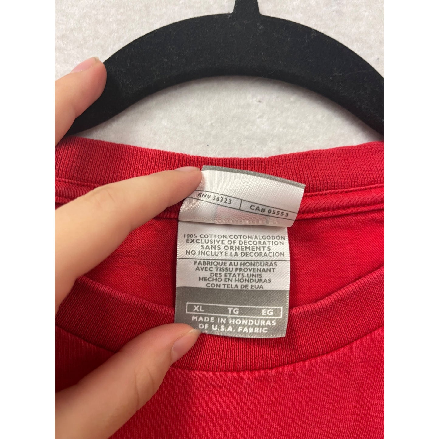 Nike Team Red Twins T-Shirt XL #849A