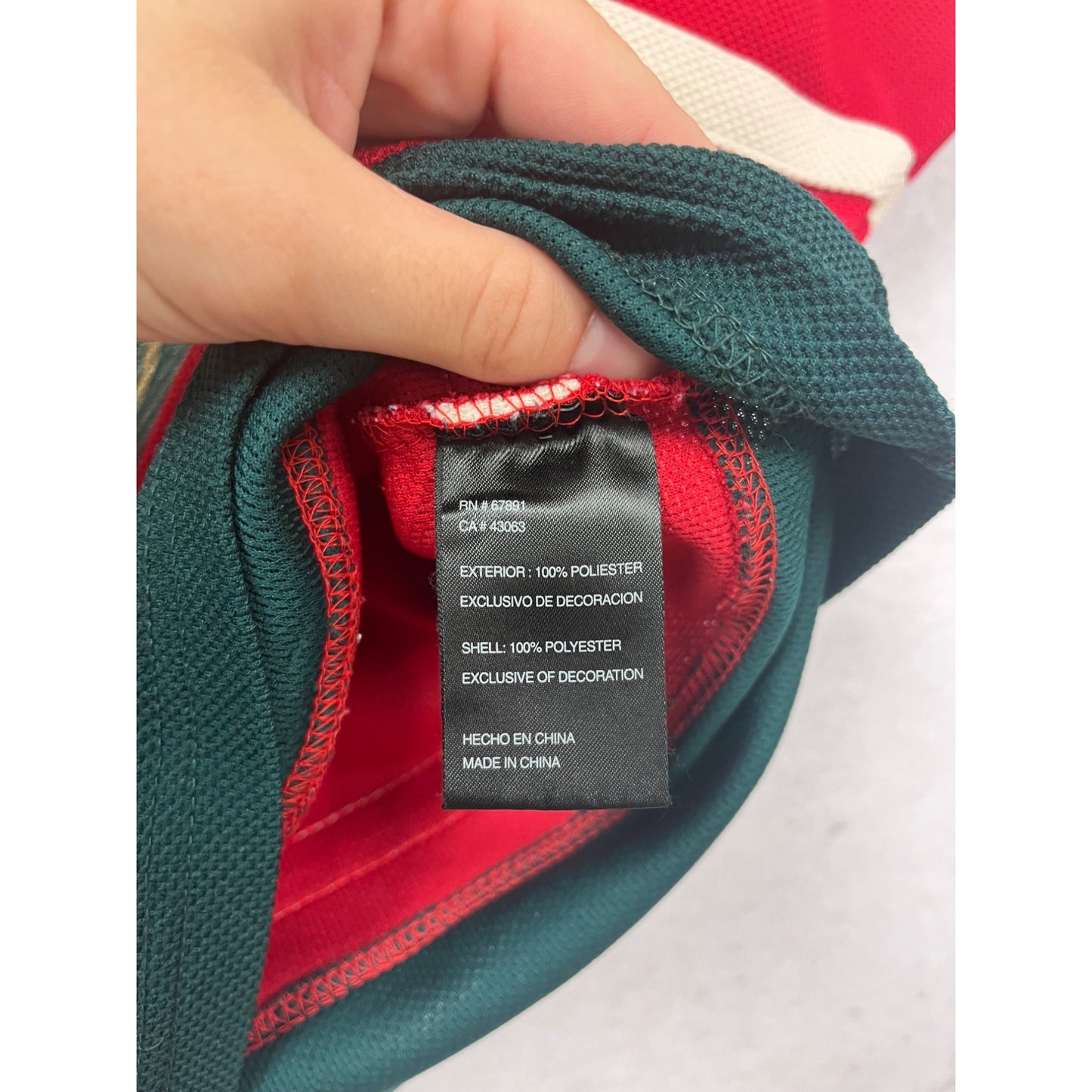 Minnesota Wild Youth Hockey Jersey Size M/M NHL #514A