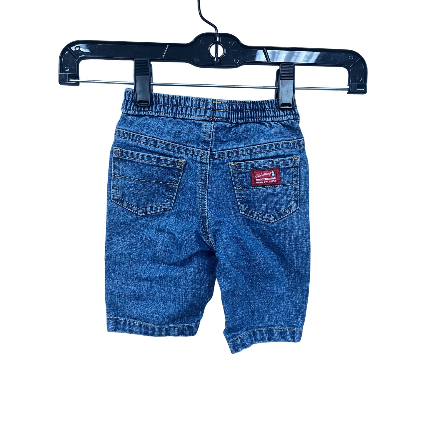 Old Navy Baby Denim-Look Shorts 0-3M #8681