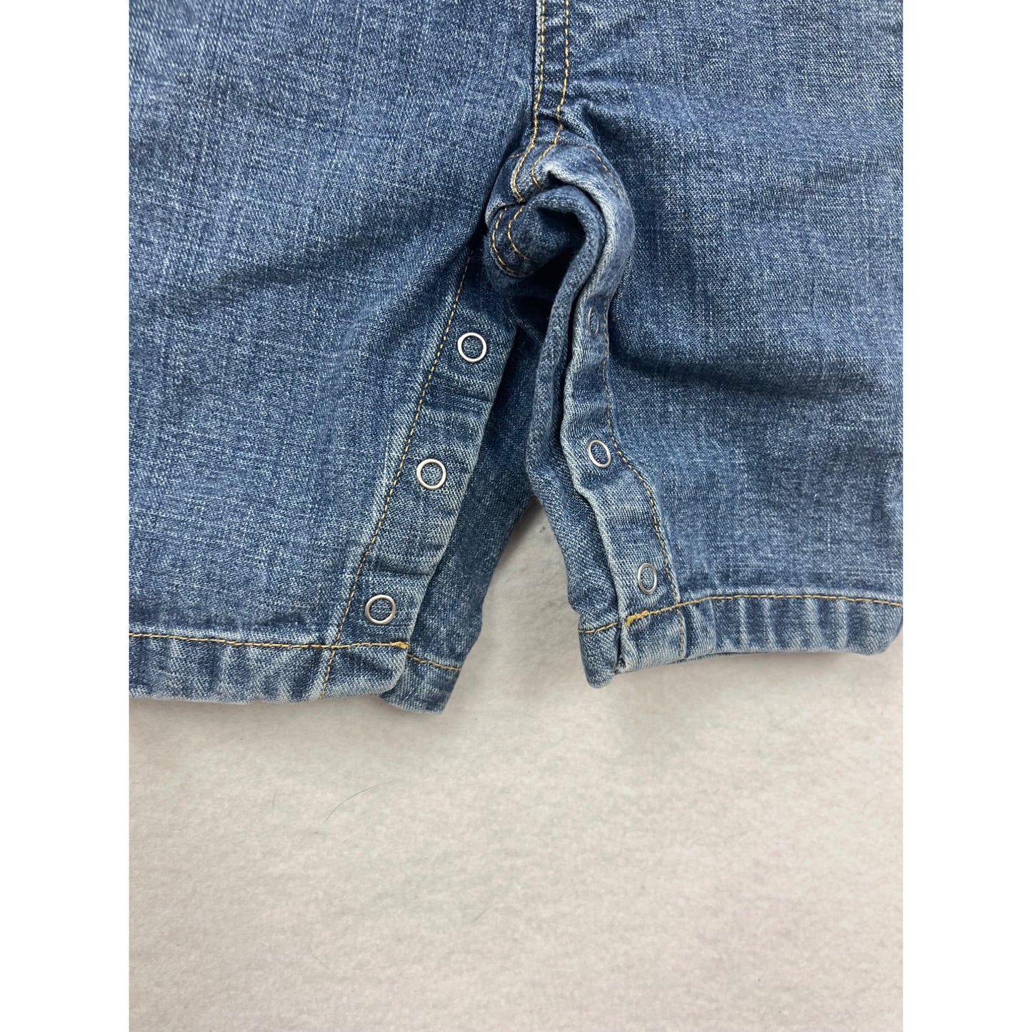 Old Navy Baby Denim-Look Shorts 0-3M #8681