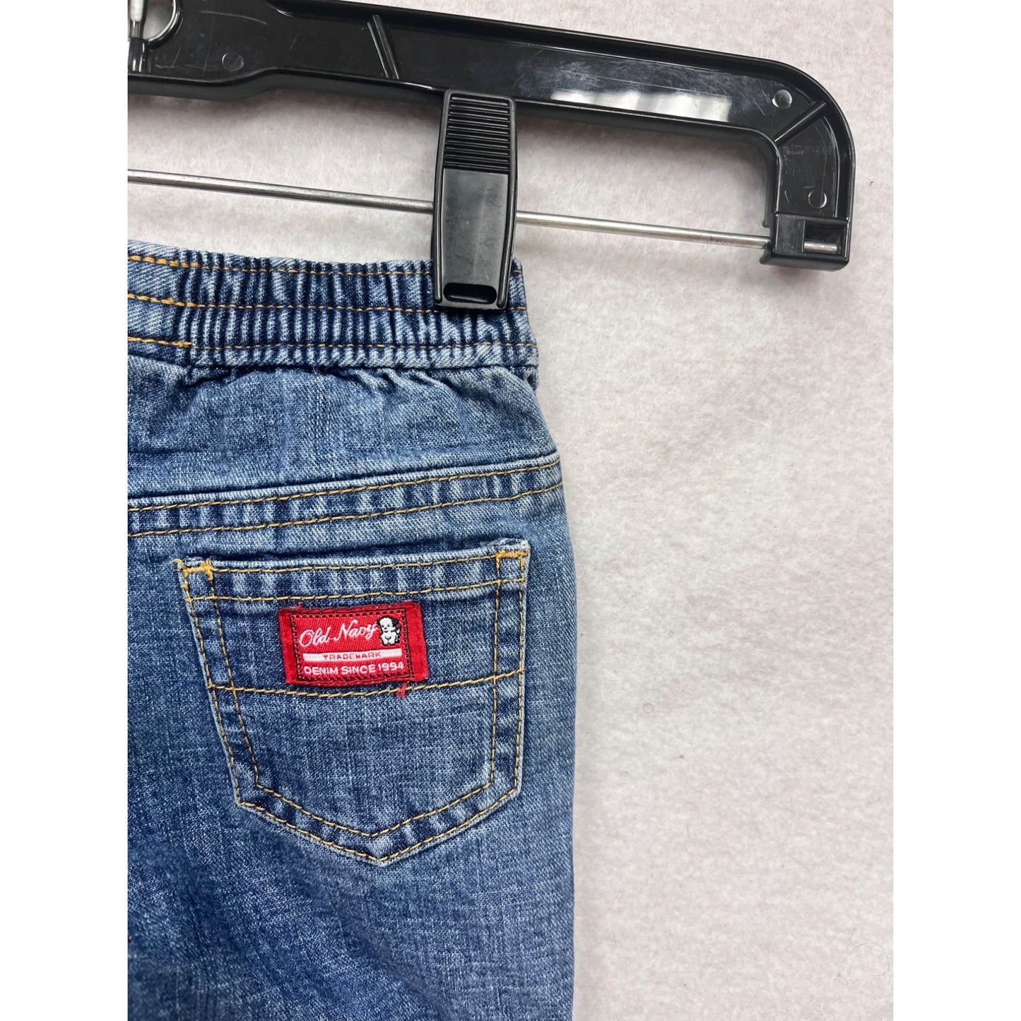 Old Navy Baby Denim-Look Shorts 0-3M #8681