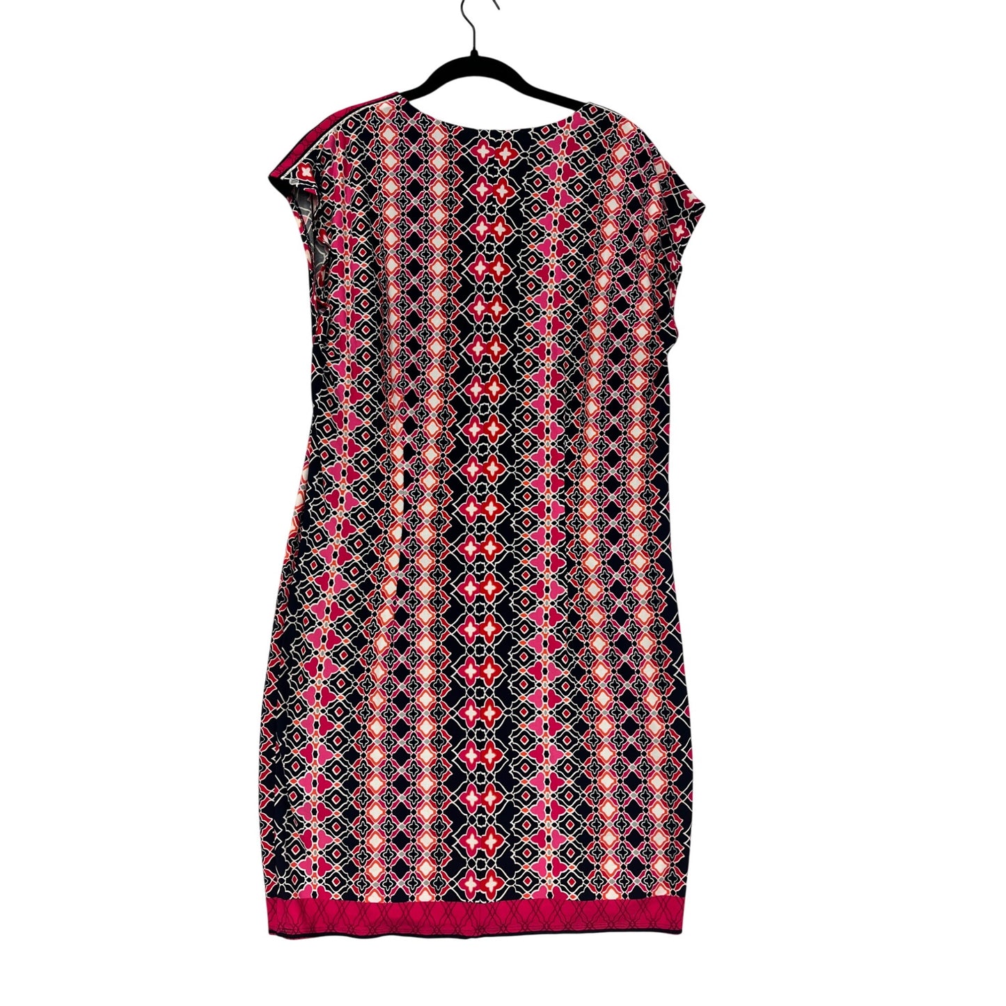 Laundry By Shelli Segal Womens Geometric Print Shift Dress M #8278