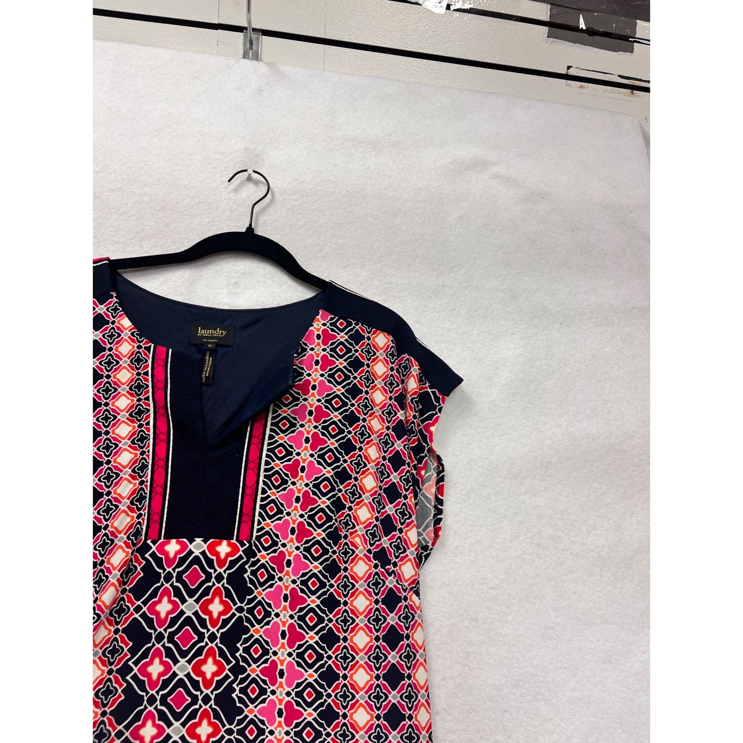 Laundry By Shelli Segal Womens Geometric Print Shift Dress M #8278