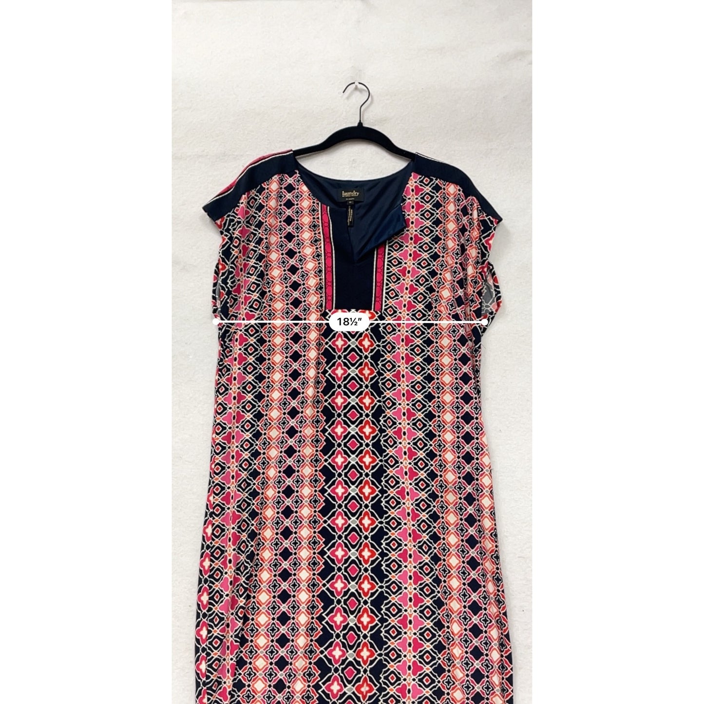 Laundry By Shelli Segal Womens Geometric Print Shift Dress M #8278