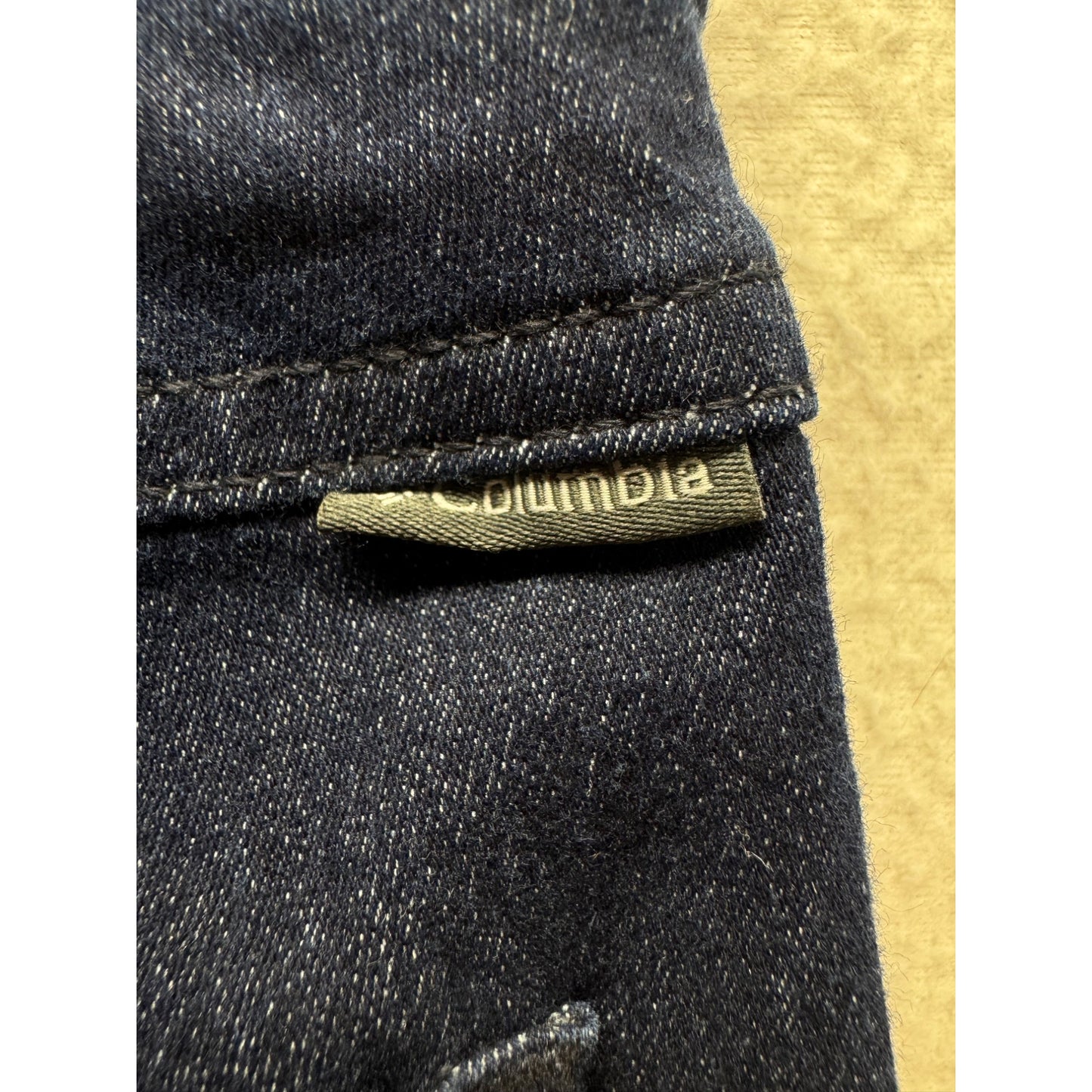 Columbia Sportwear Co. Dark Blue Stretch Denim Pants Regular Fit #214B