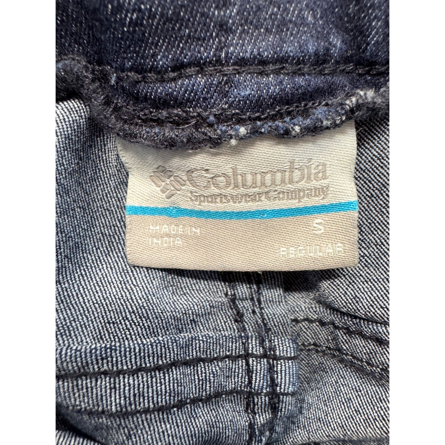 Columbia Sportwear Co. Dark Blue Stretch Denim Pants Regular Fit #214B
