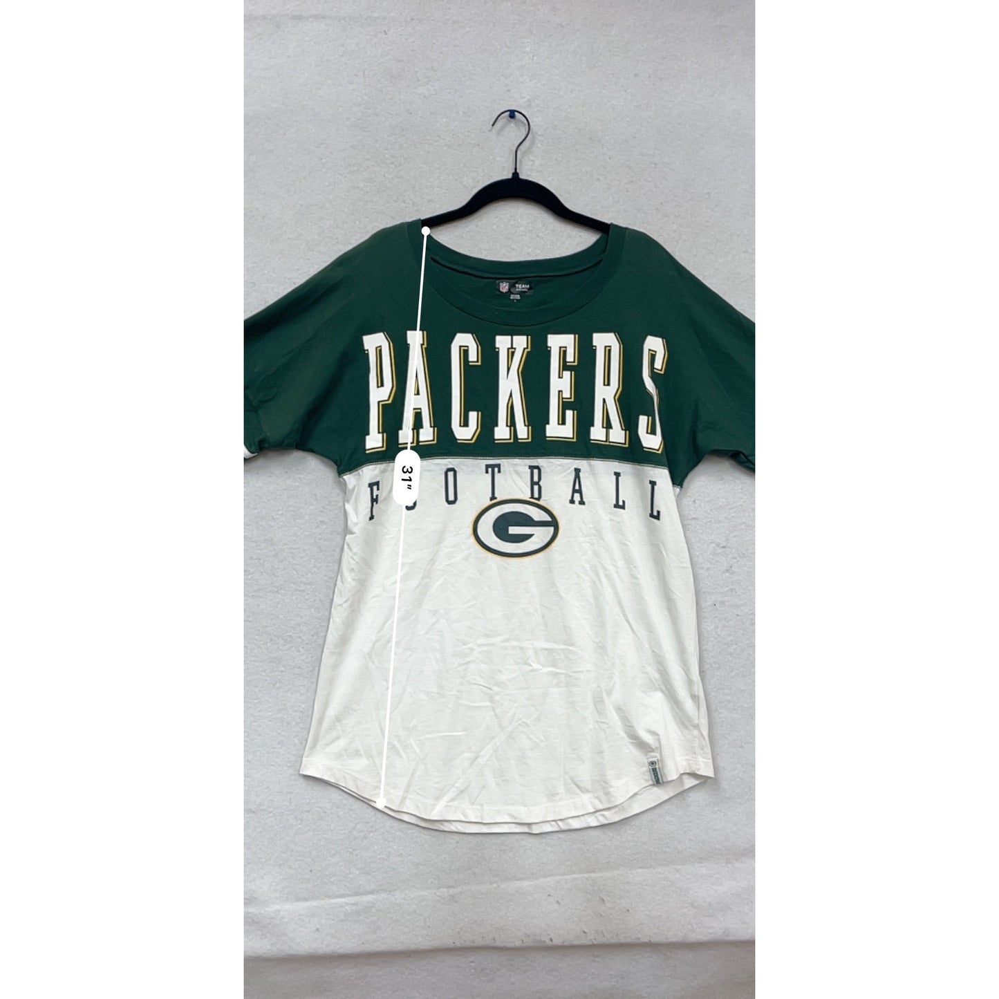 Green Bay Packers Long Sleeve Team Shirt L #579A