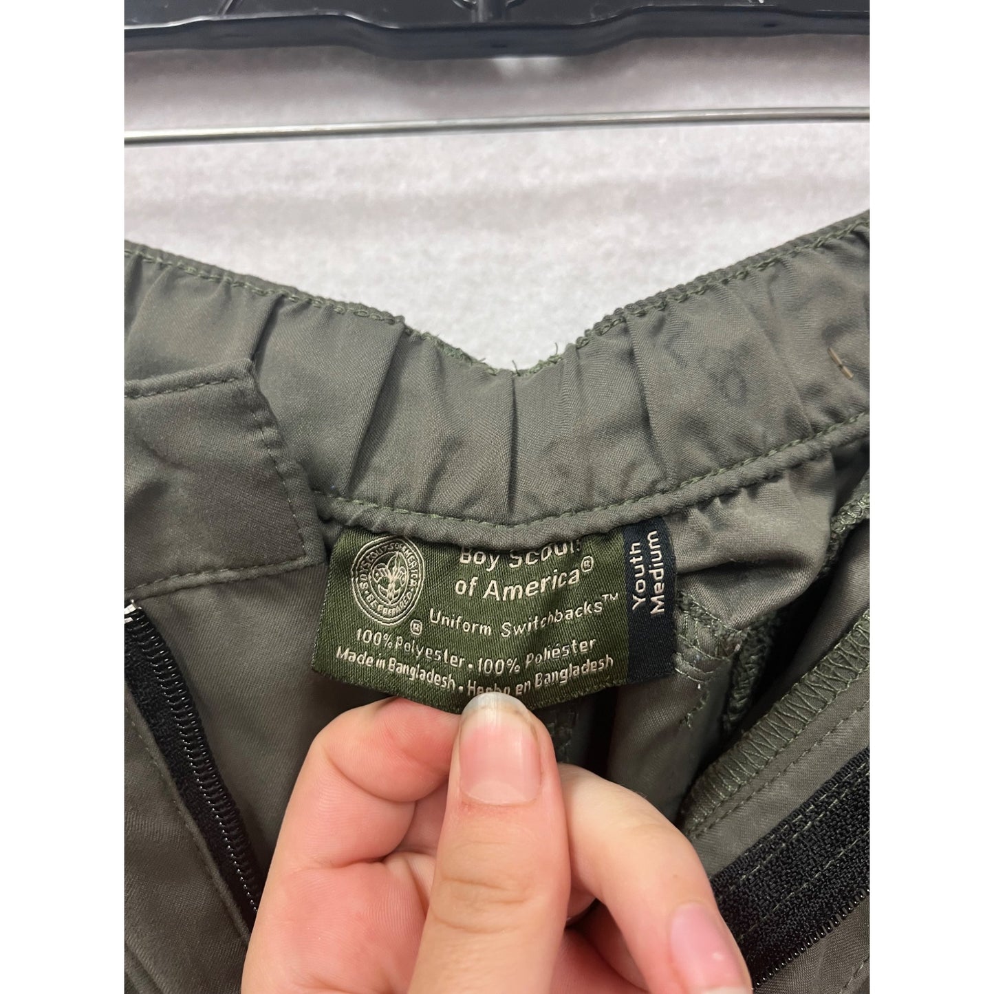 Boy Scouts Of America Uniform Switchbacks Youth Medium #596A