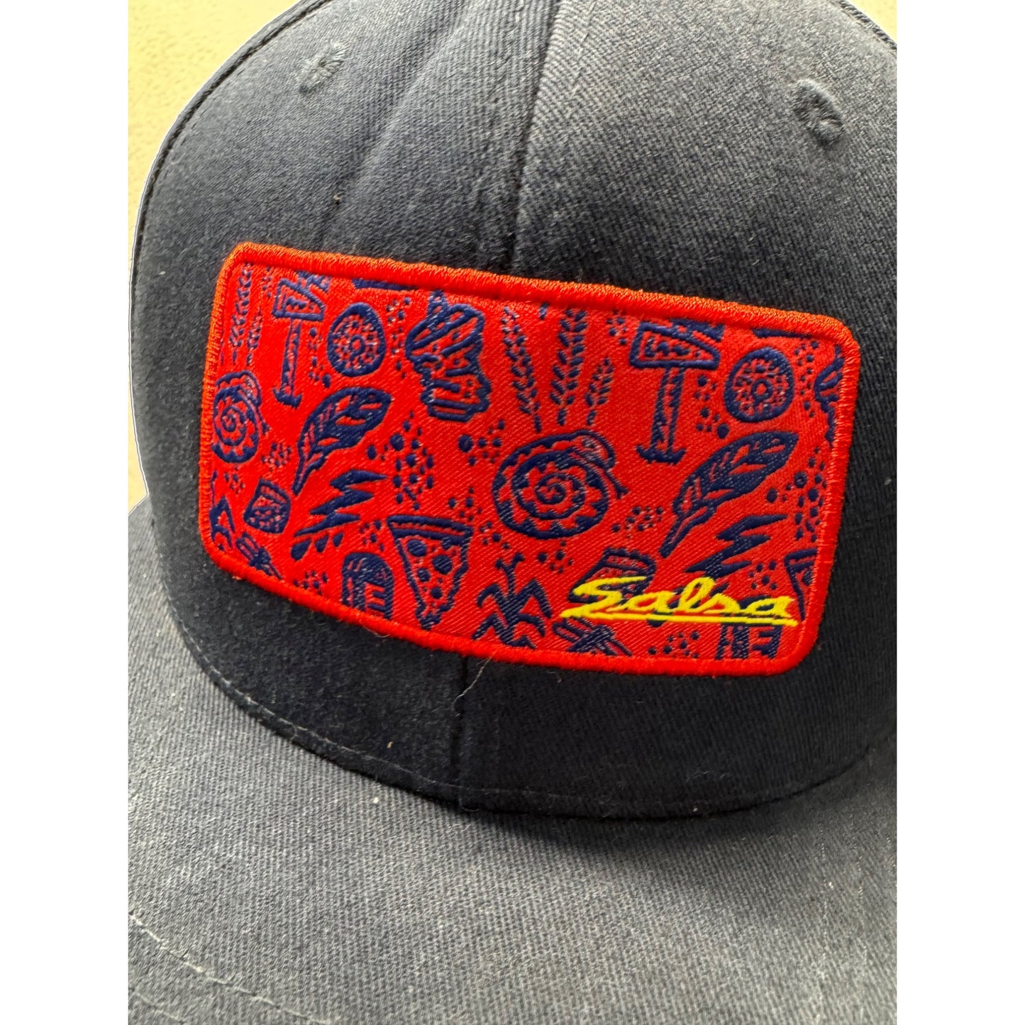 Salsa Navy Blue Adjustable Snapback Hat 28B