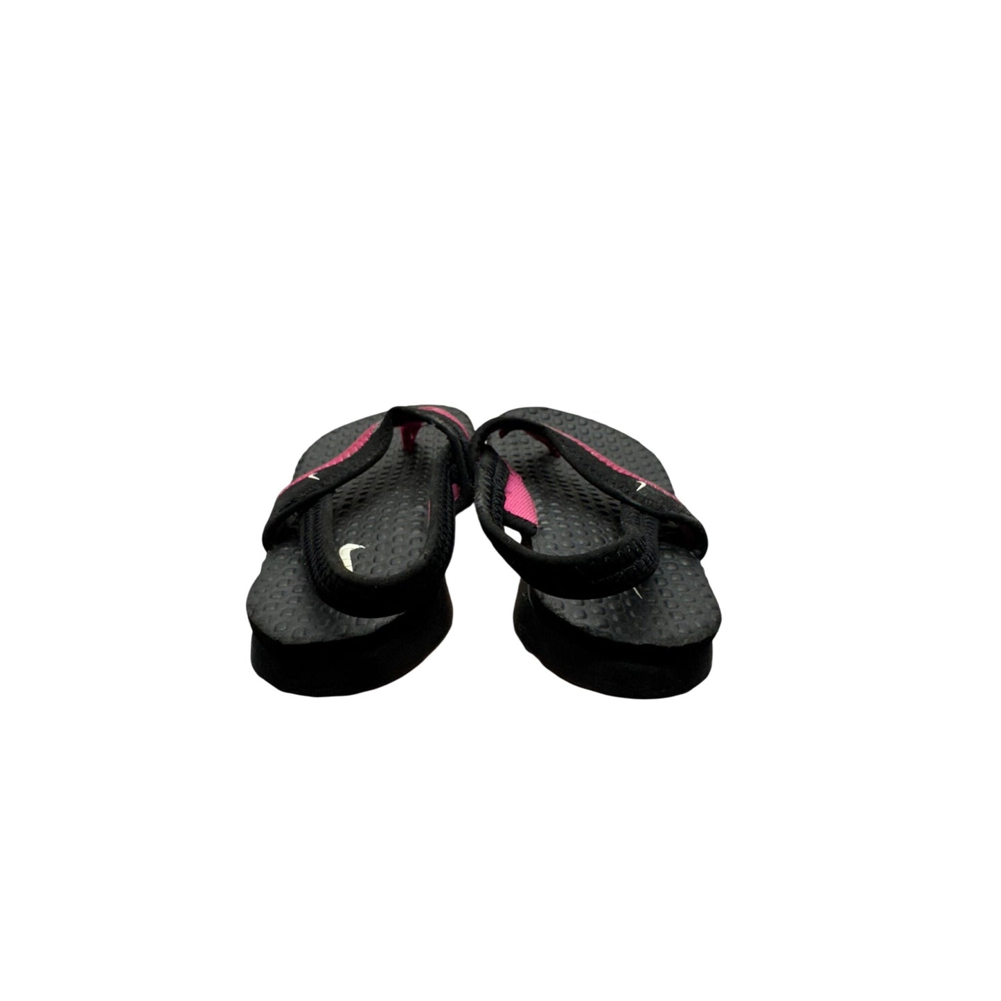 Nike Toddler Black & Pink Sandals With Floral Accent #9240