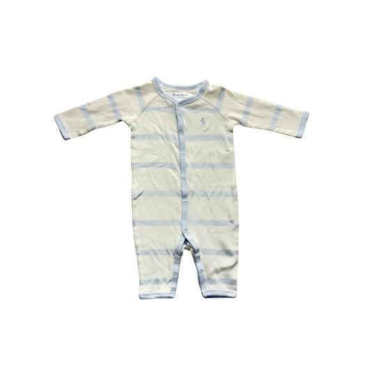 Ralph Lauren Baby Striped Footless Coverall 3M #7500