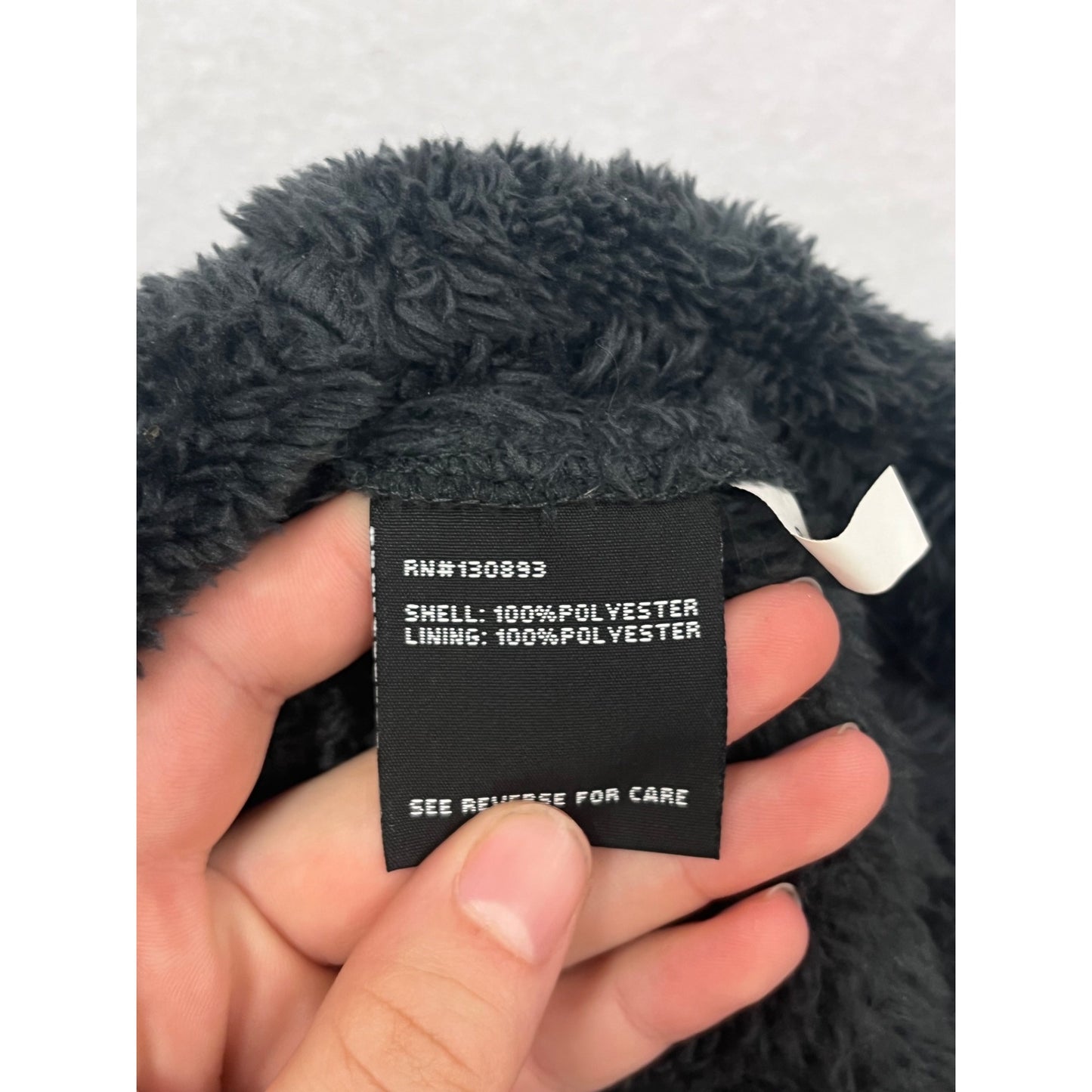 New Balance L Black Leopard Sherpa Fleece Full-Zip Jacket #8640