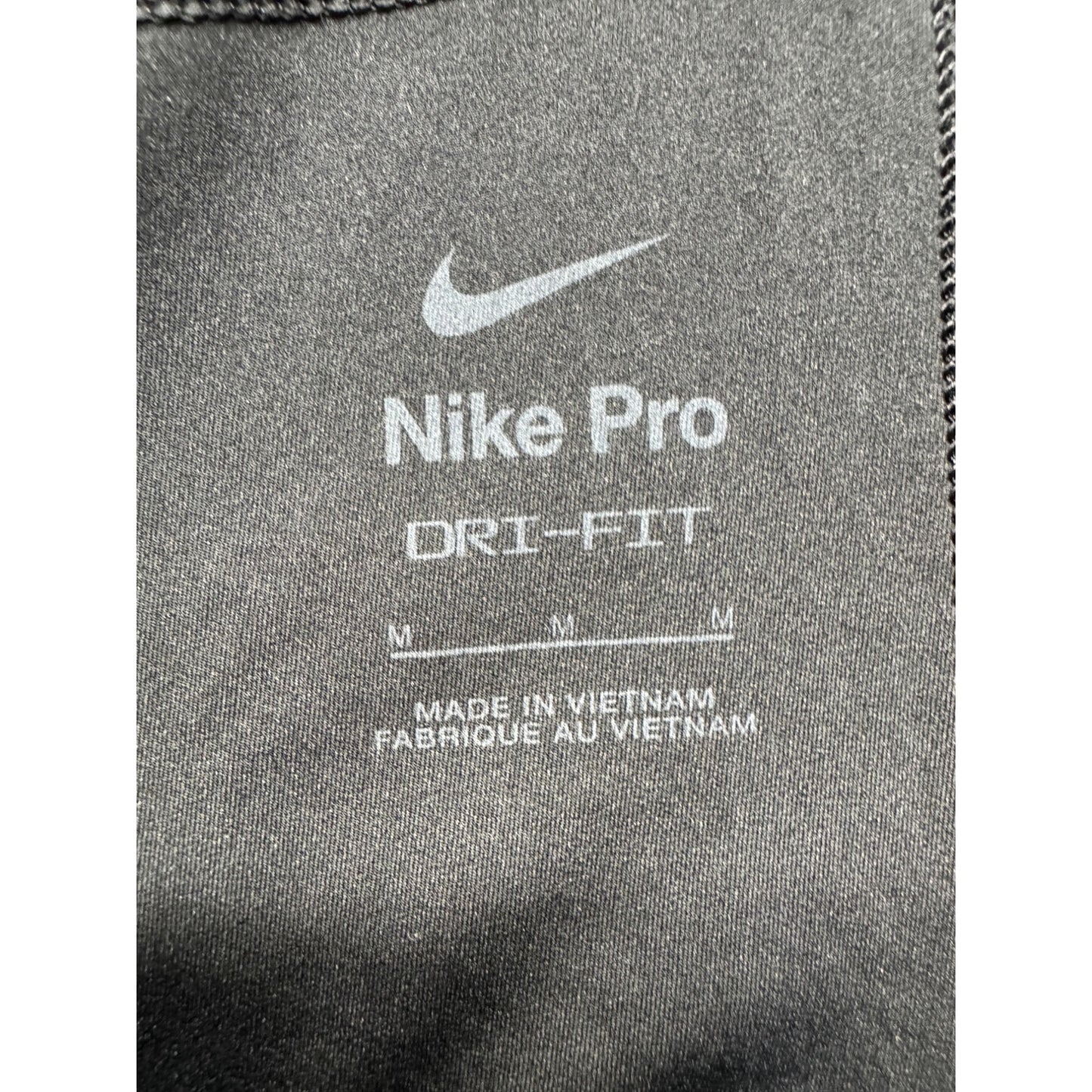 Nike Pro Dri-Fit Black Compression Shorts Medium #327B