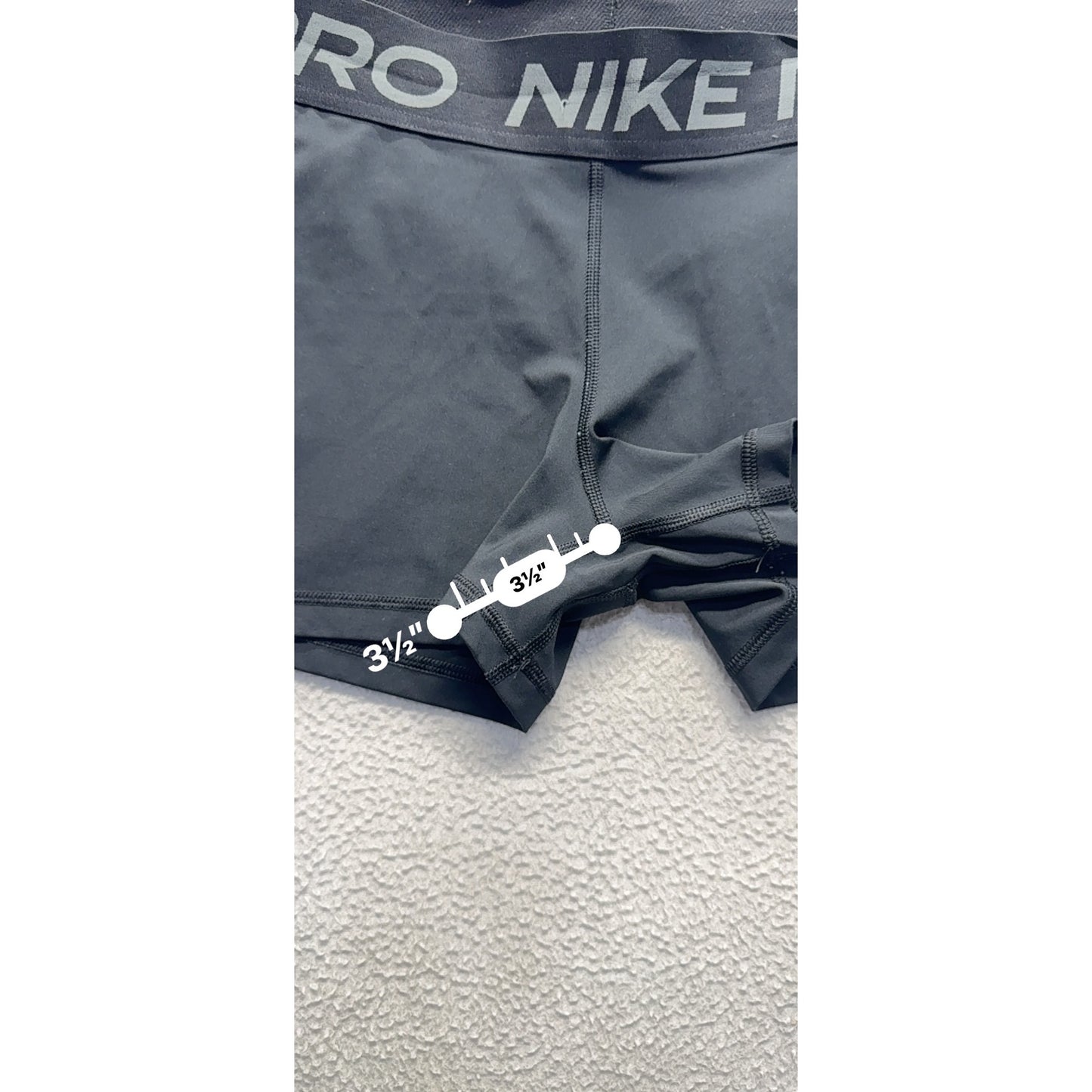 Nike Pro Dri-Fit Black Compression Shorts Medium #327B
