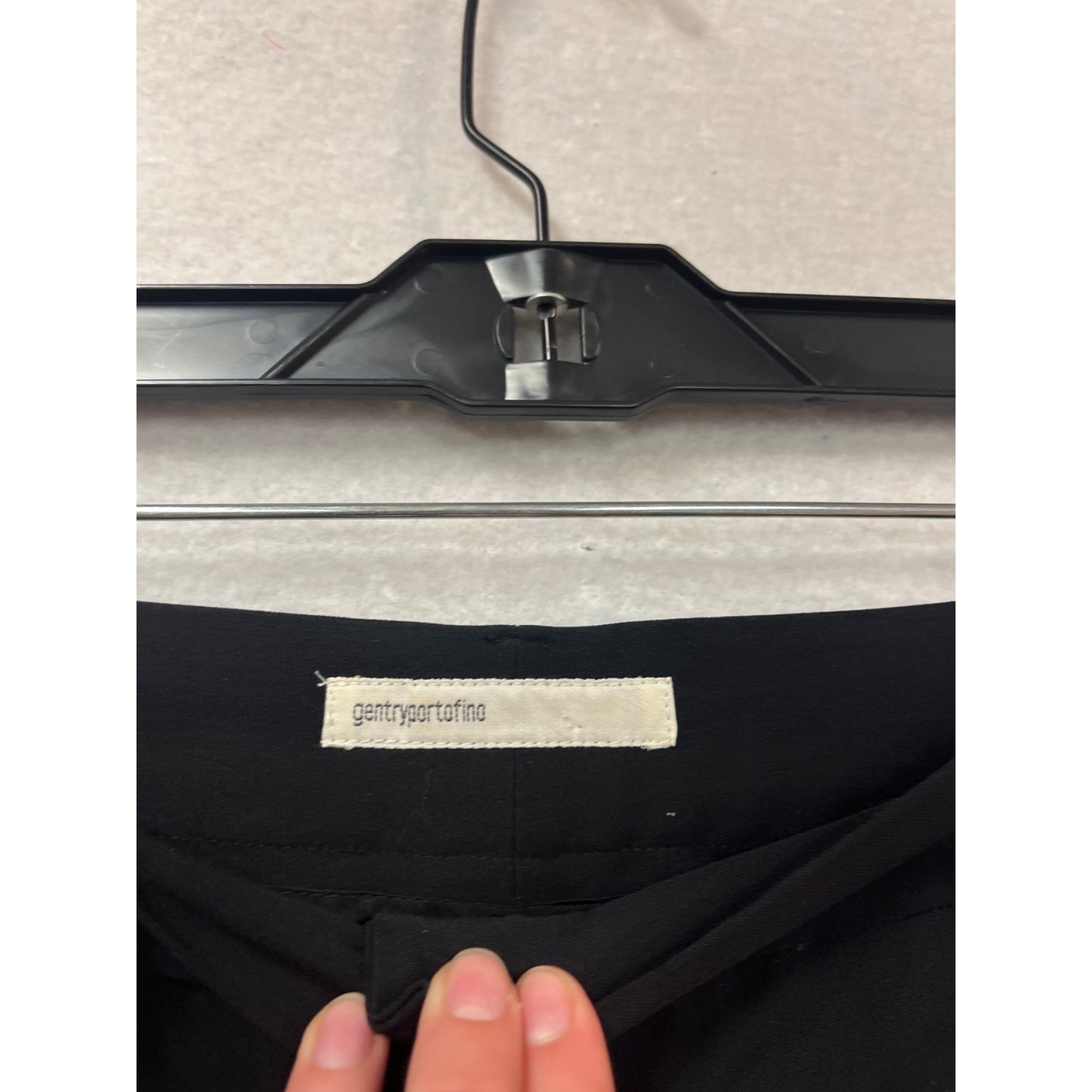 Gentry Portofino Womens Black Wide-Leg Dress Pants Size 0-2 #128C