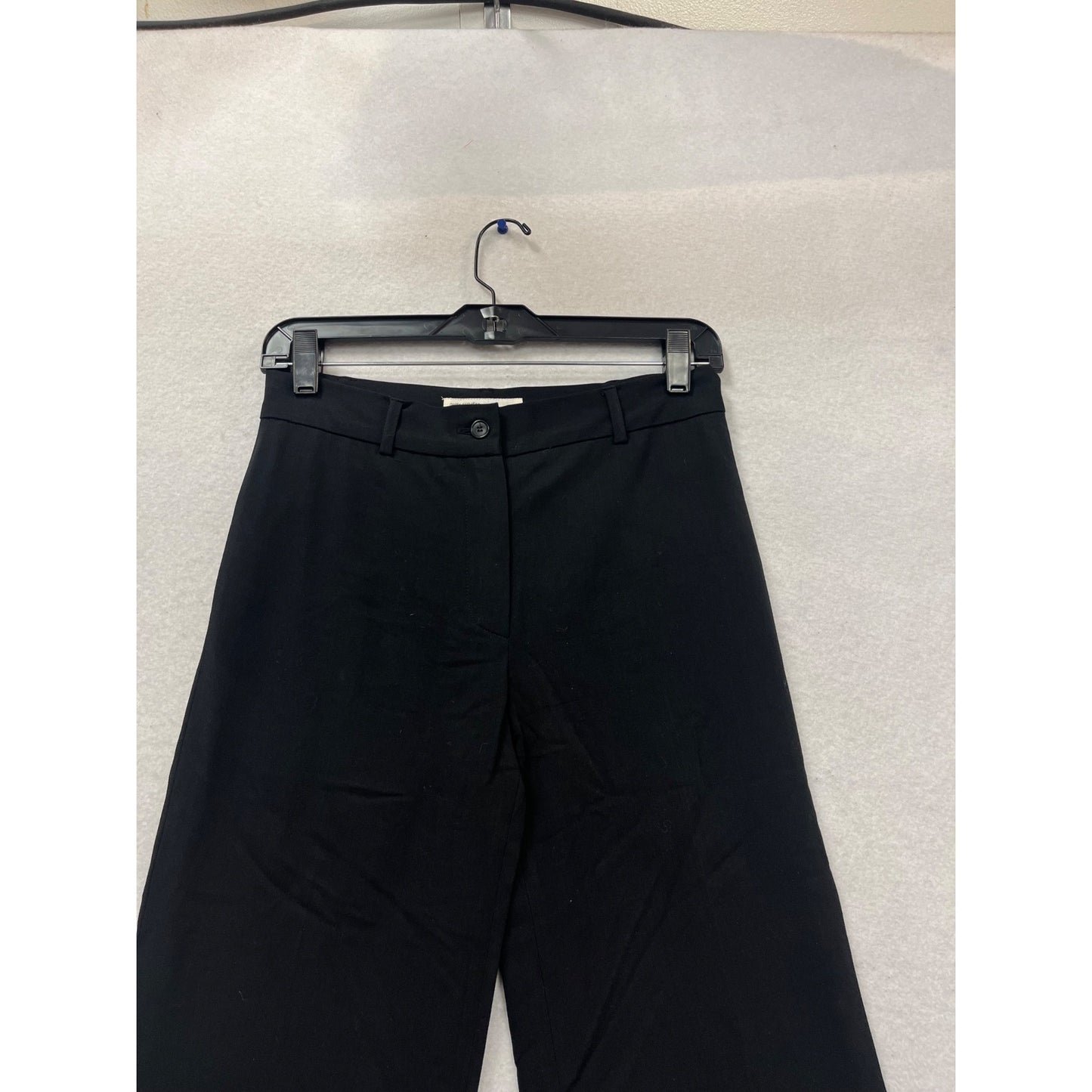 Gentry Portofino Womens Black Wide-Leg Dress Pants Size 0-2 #128C