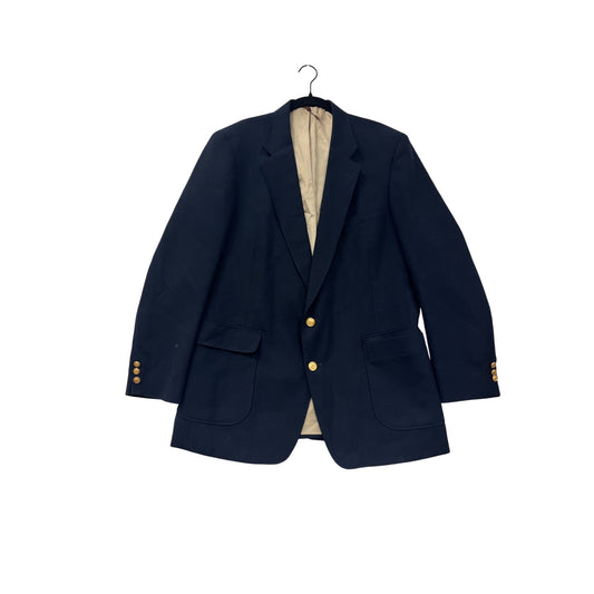 Arnold Palmer Navy Blue Blazer 44L Tailored In U.S.A. #8431