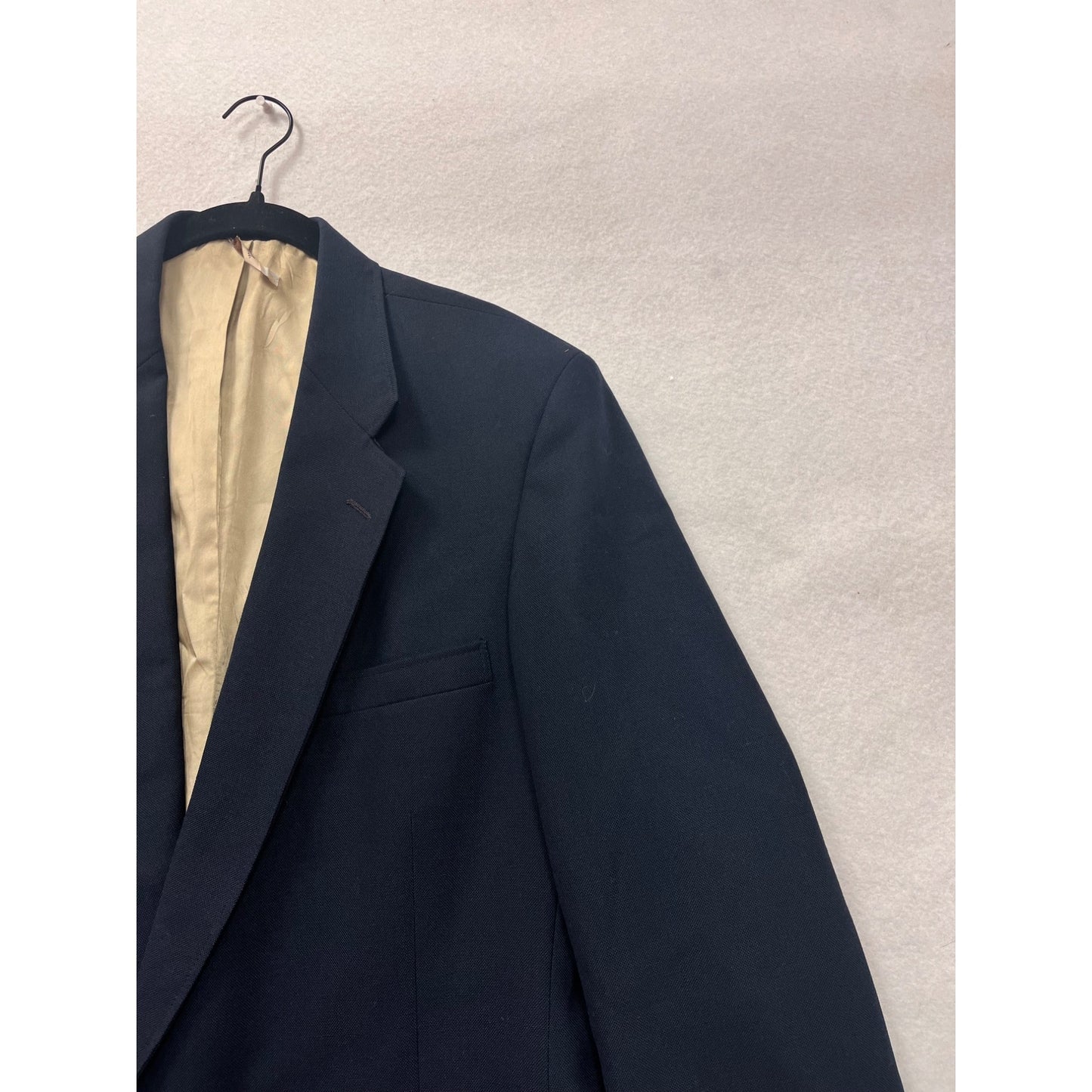 Arnold Palmer Navy Blue Blazer 44L Tailored In U.S.A. #8431