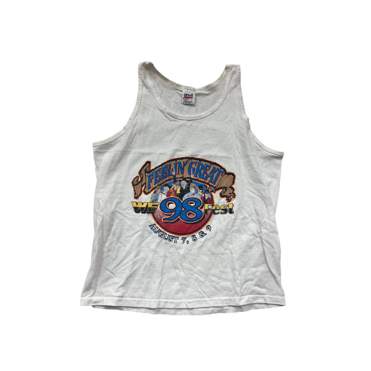 Vintage 1998 WF Fest Tank Top Feelin Great Anvil Men’s Large #8876