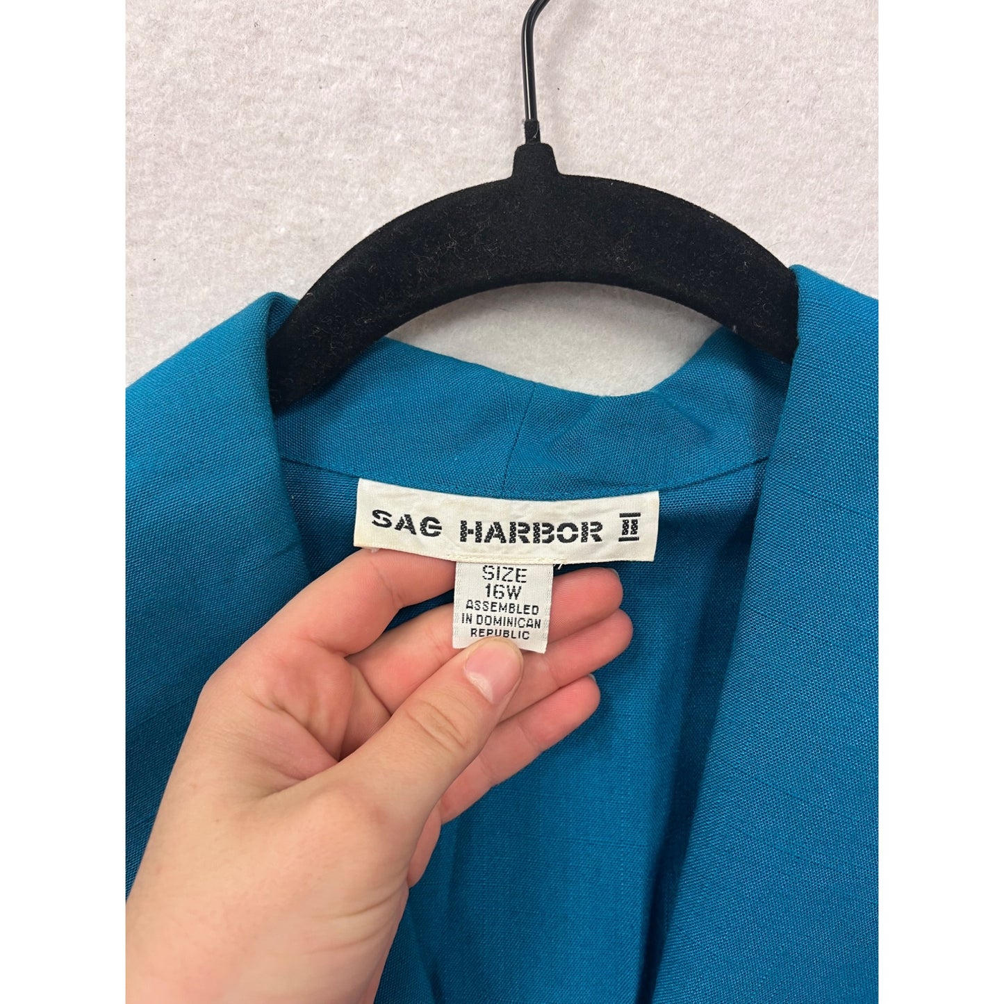 Sag Harbor Blue Blazer Jacket 16W #8642