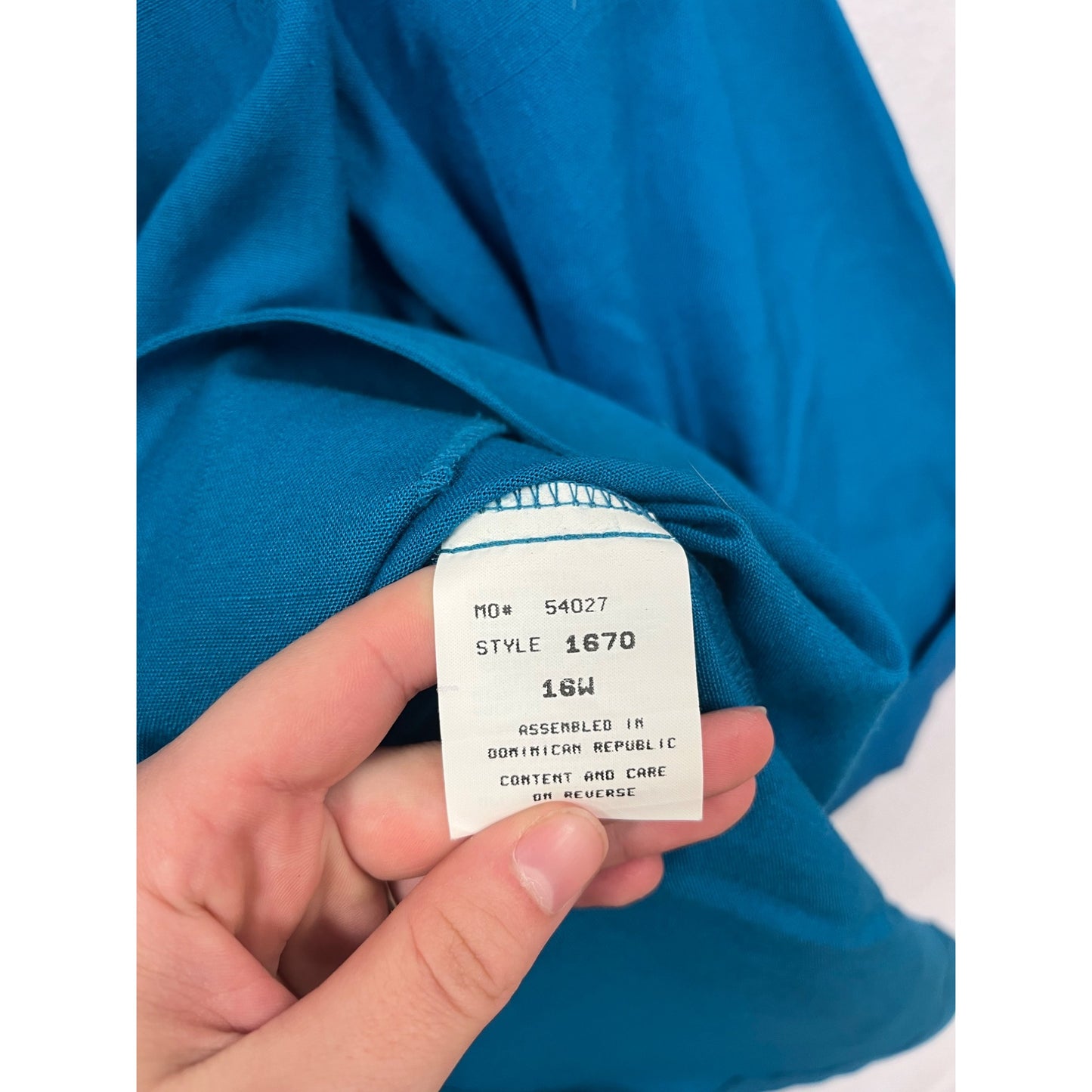 Sag Harbor Blue Blazer Jacket 16W #8642