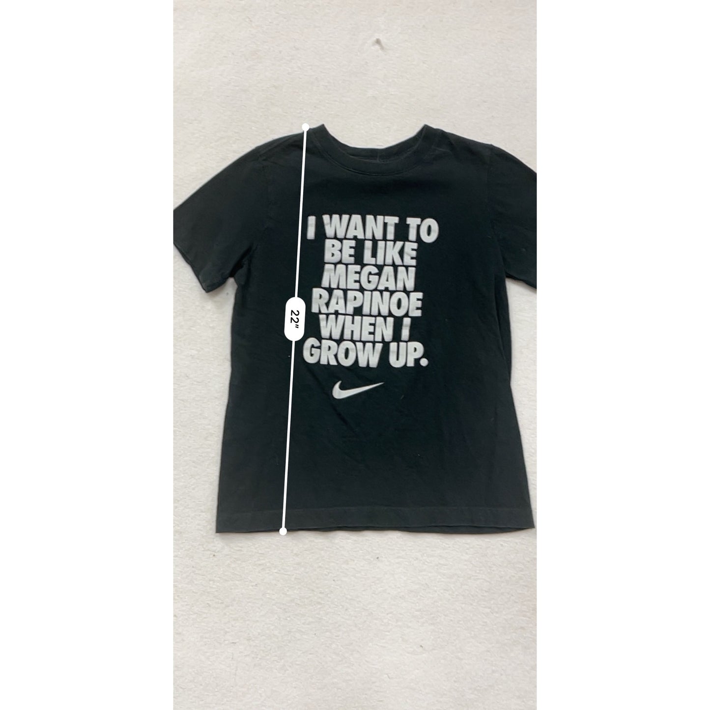 Nike Kids Medium Black Graphic Tee #8448