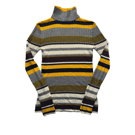 Xhilaration Multicolor Turtleneck Sweater Chevron & Striped #9605