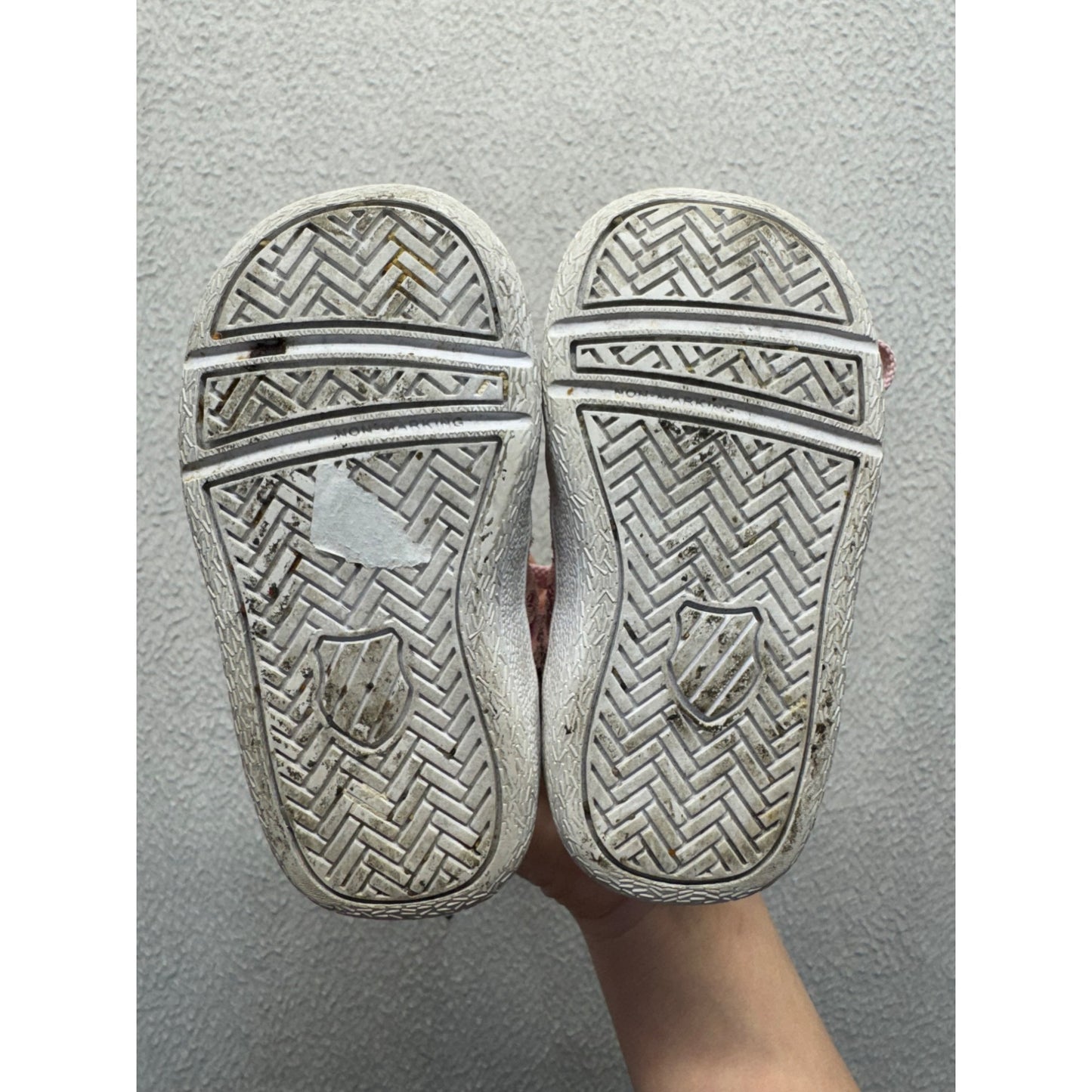 K Swiss Infant Pink Metallic Leopard Print Low Top Sneakers #9643