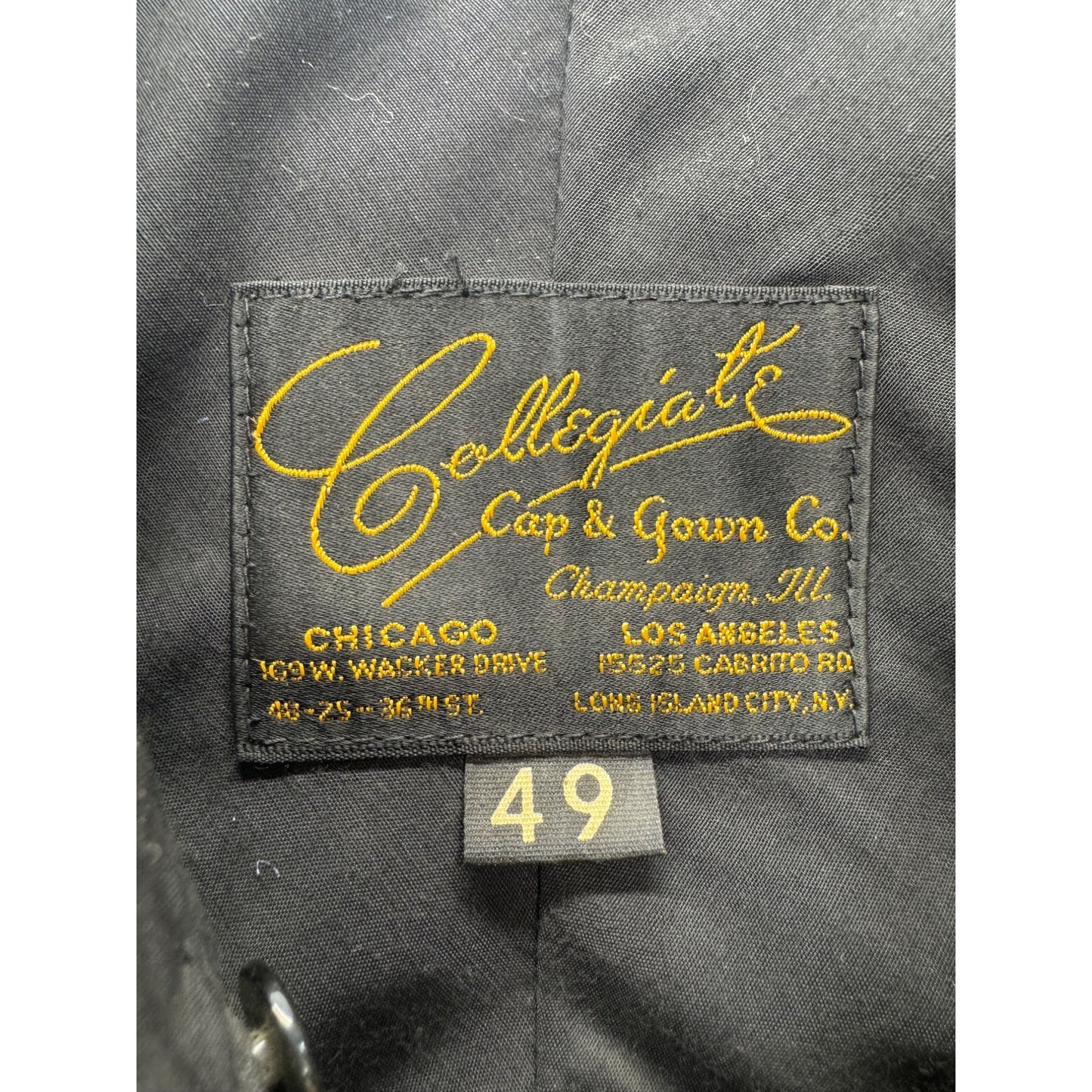 Vintage Collegiate Cap & Gown Co. Academic Graduation Gown #9369