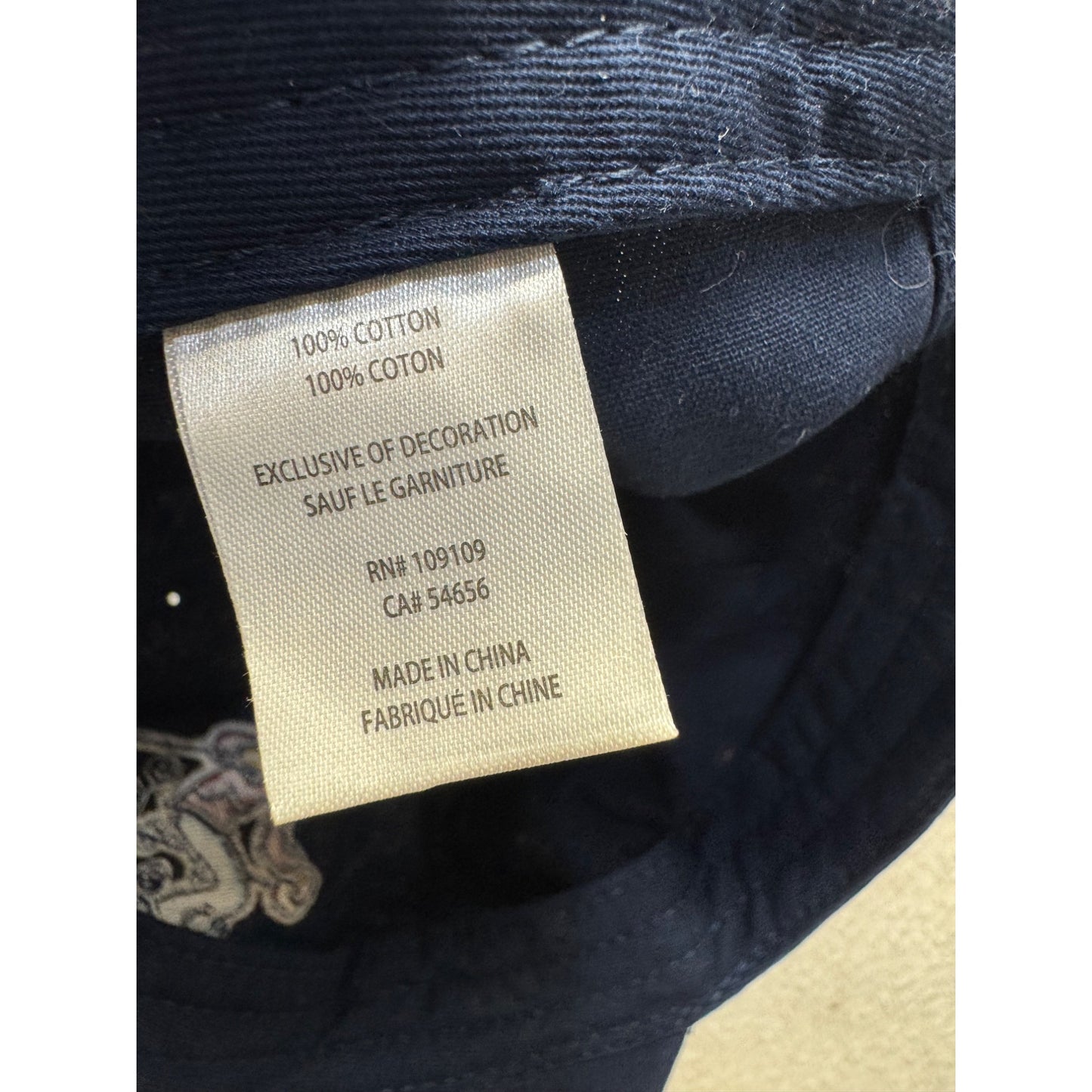 Life Is Good Navy Blue Cotton Ski Embroidered Adjustable Baseball Cap #9740