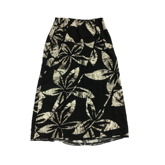 Women’s Abstract Floral Pattern Skirt