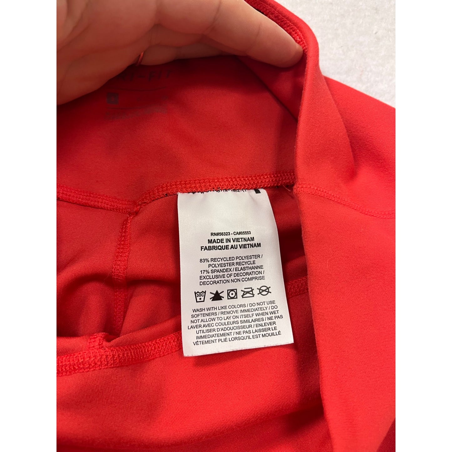 Nike Womens Red Dri-Fit Leggings Small #8472