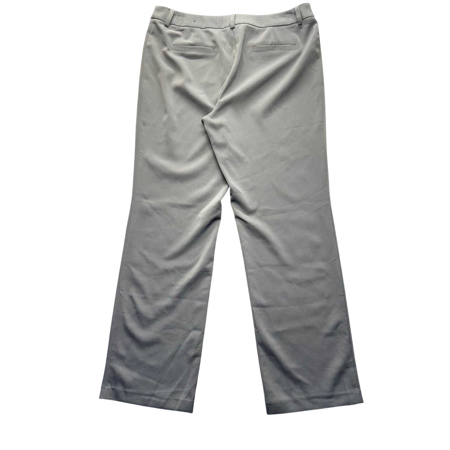 Chicos Gray Dress Pants Size 2 Regular Stretch Tailored Fit 226B