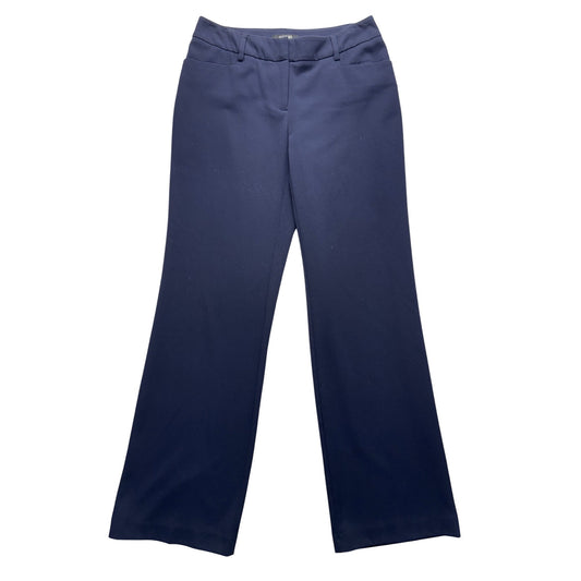 Apt. 9 Navy Blue Straight Leg Pants Size 4 Polyester Blend #210B