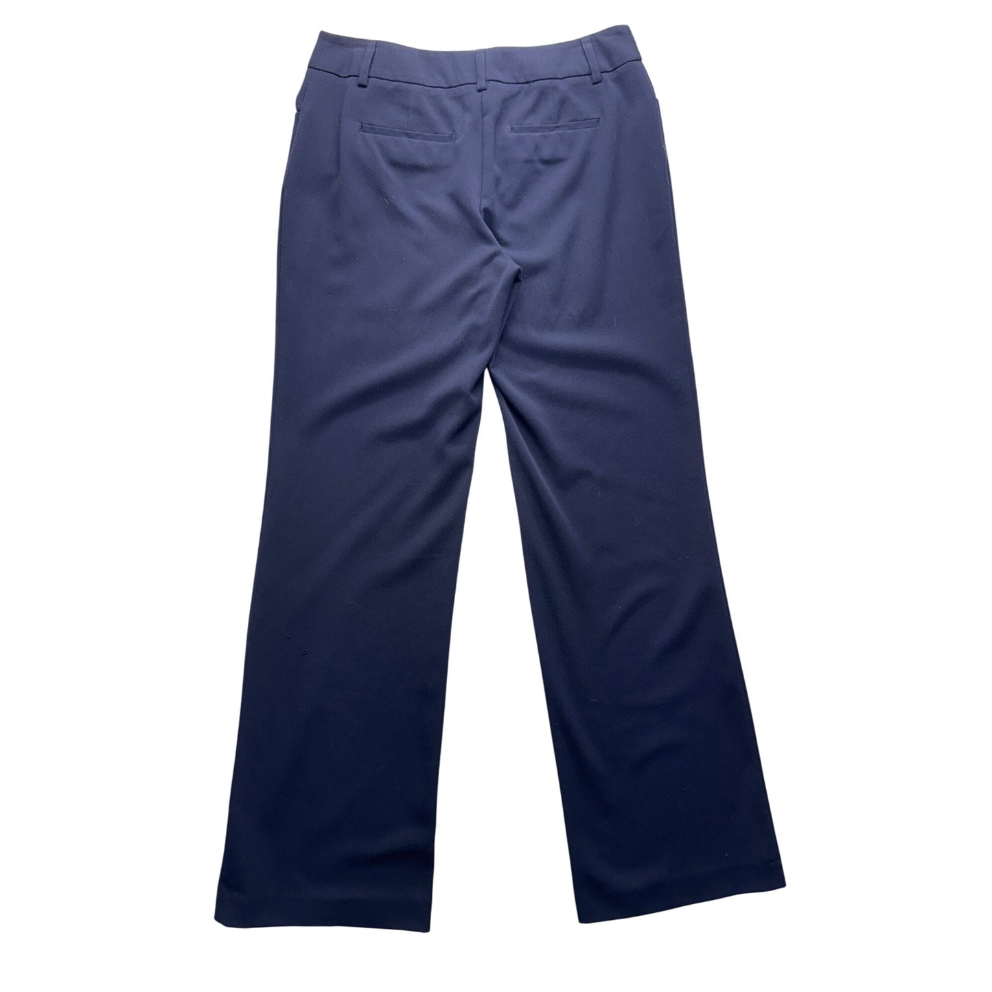 Apt. 9 Navy Blue Straight Leg Pants Size 4 Polyester Blend #210B