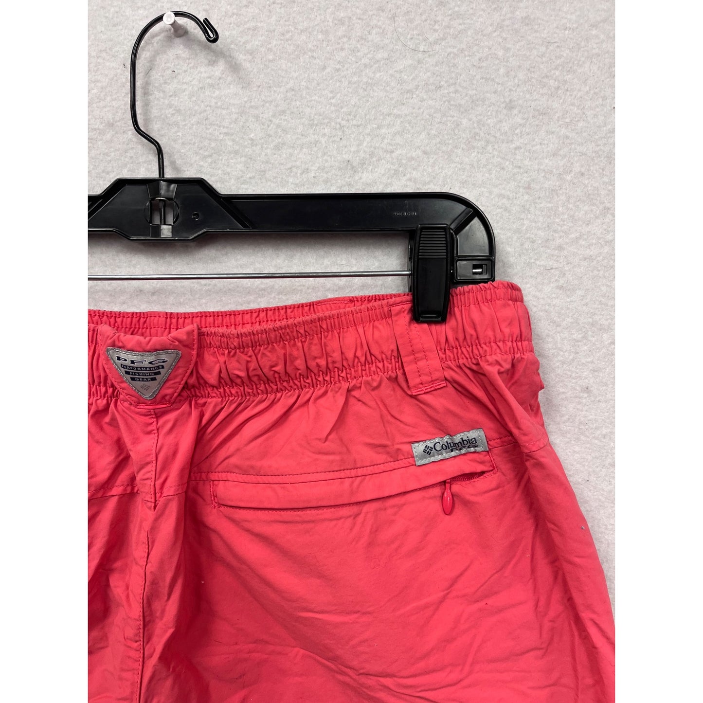 Columbia Womens Red Quick-Dry Nylon Shorts Size L #8094