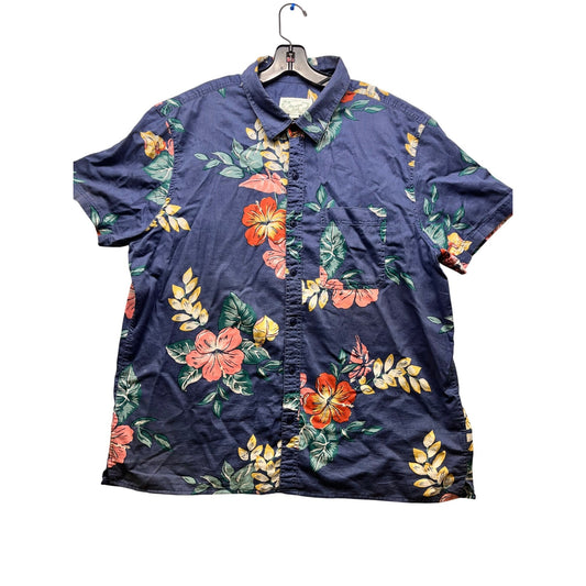 Men’s American Eagle Tropical Button-Up Resort Shirt #2774