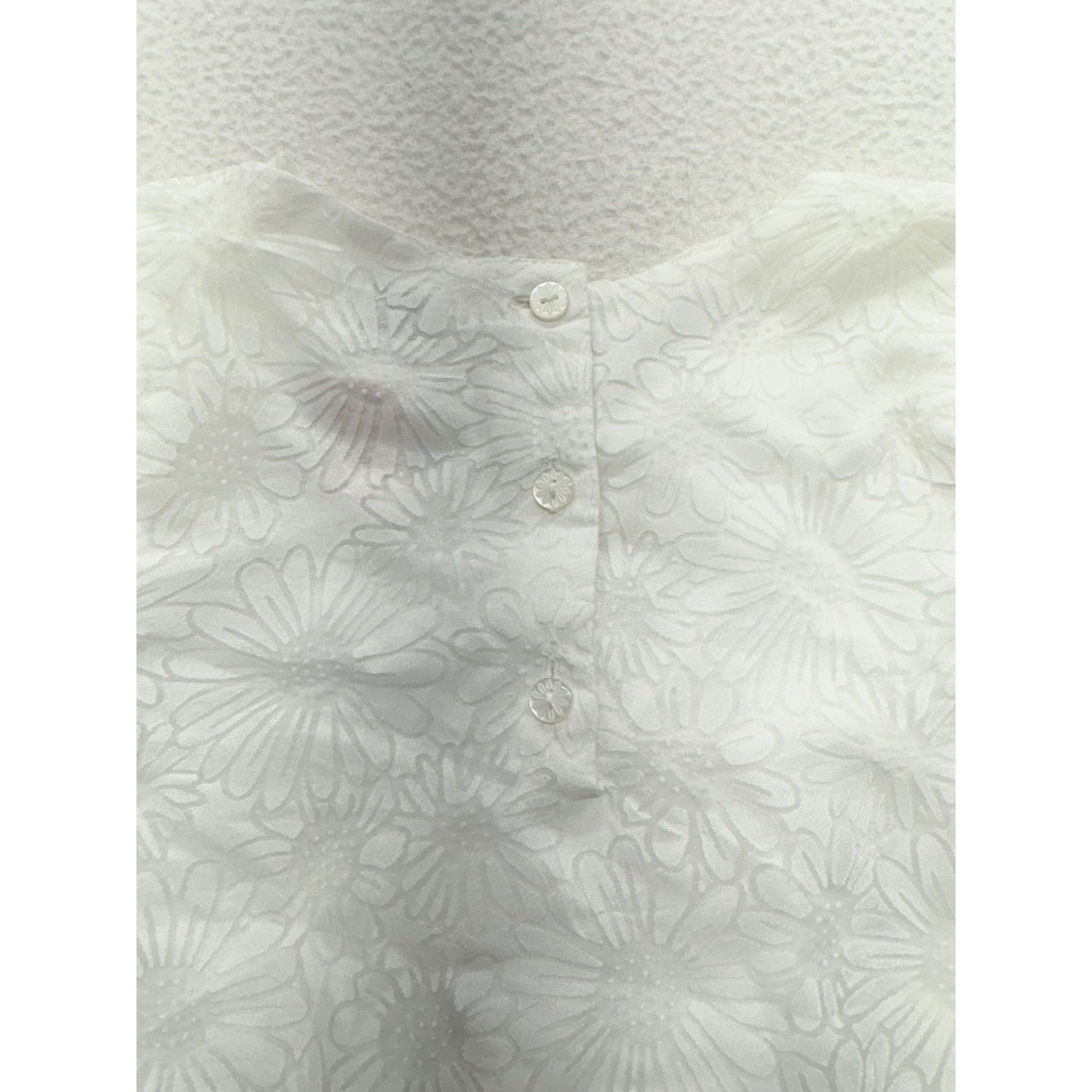 White Floral Embroidered Toddler Dress By Joie #7413
