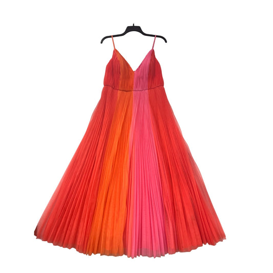 Hutch Womens Pleated Colorblock Maxi Dress Size 14 #8301