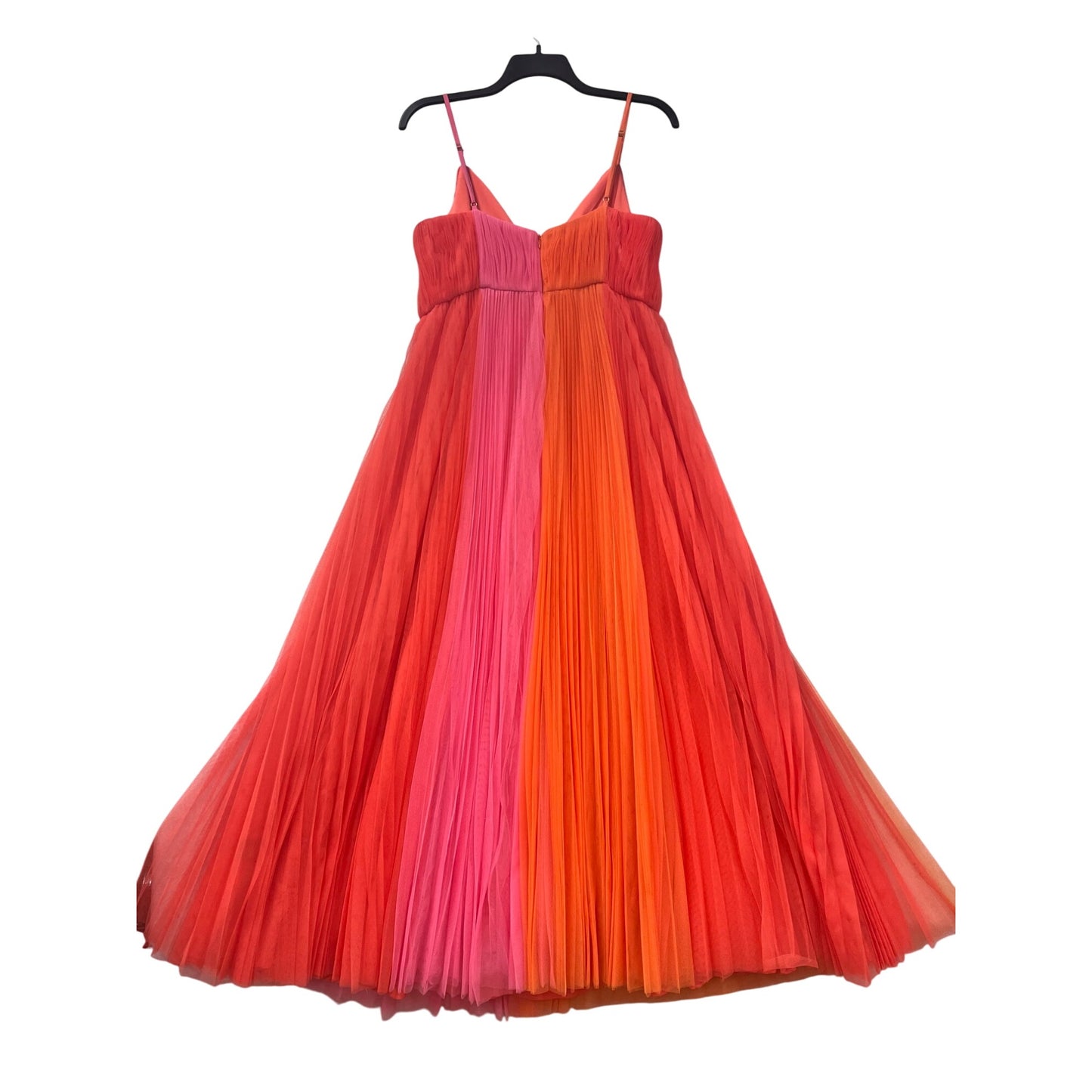 Hutch Womens Pleated Colorblock Maxi Dress Size 14 #8301