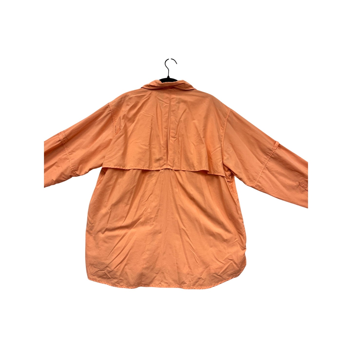 Columbia XL Orange Long Sleeve Vented Fishing Shirt #163A