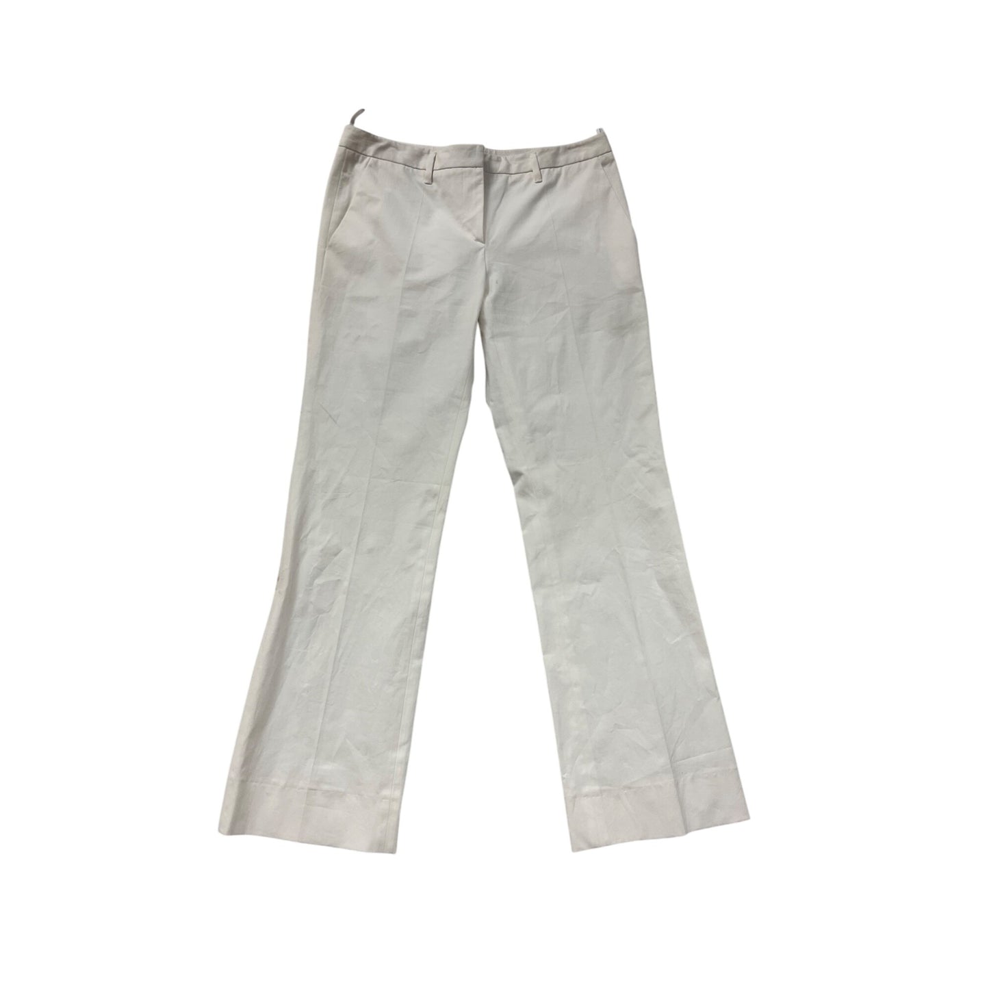 2000s Prada White Cotton & Elastane Pants #7592